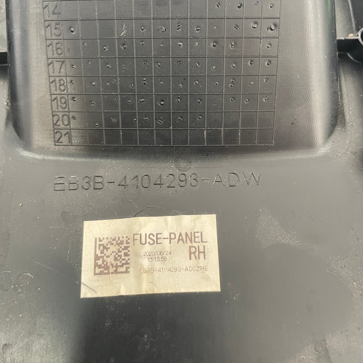 Ford Ranger PX2 PX3 Everest Fuse Panel Cover RH (2015-2022) EB3B-4104293-ADW