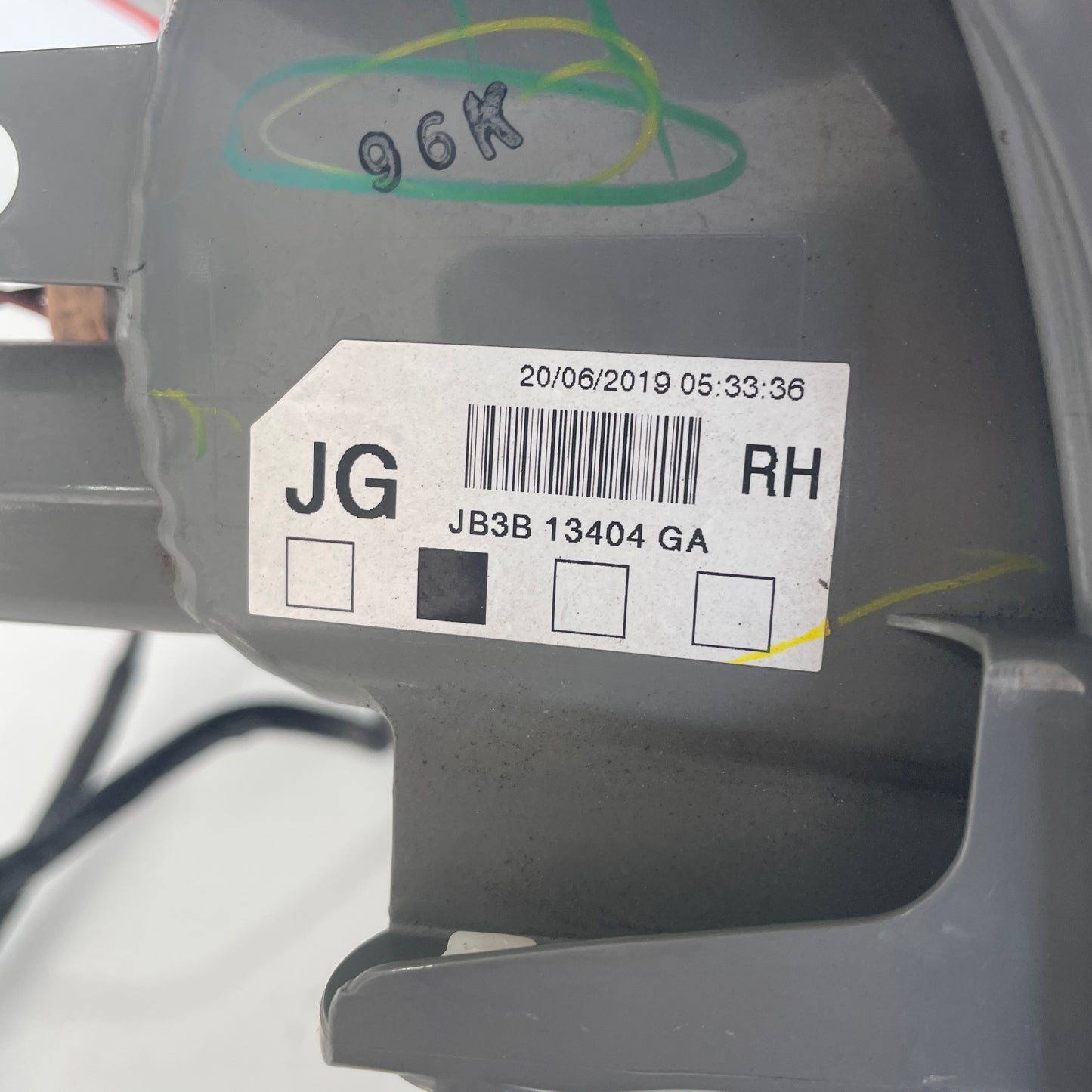 Ford Ranger PX2 PX3 Wildtrak Right Side Tail Light JB3B-13404-GA OEM