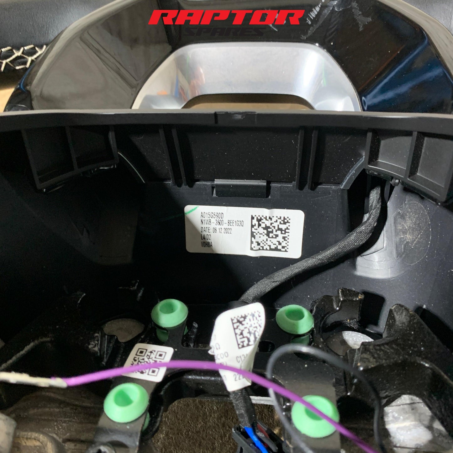 Ford Everest 2022–2023 Heated Leather Steering Wheel N1WB-3600-BE6I1GQ | OEM