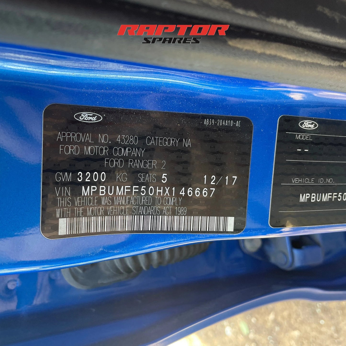 Ford Ranger 4x2 XLT Hi-Rider Double Cab 2018 3.2L Diesel Automatic Transmission