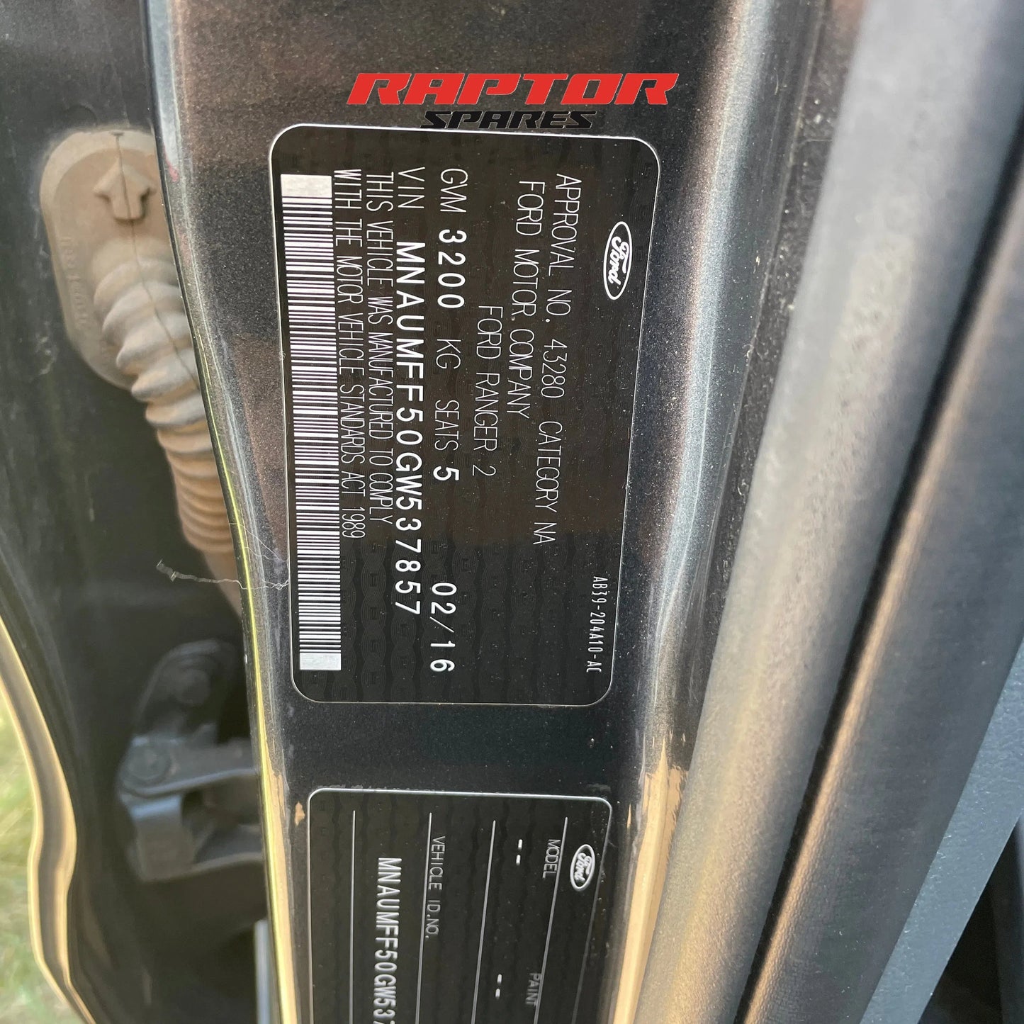 Ford Ranger 4x4 XLT Double Cab 2016 3.2L Diesel Manual Transmission