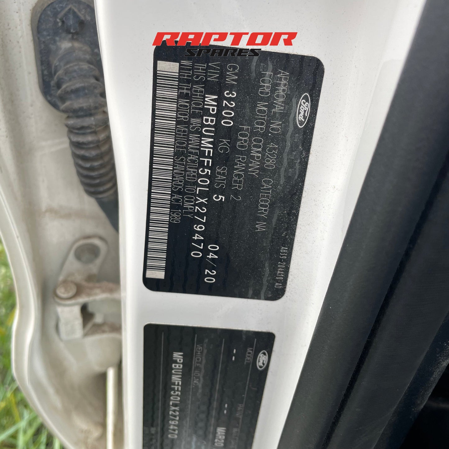 Ford Ranger 4x4 XLT Double Cab 2020 3.2L Diesel Automatic Transmission