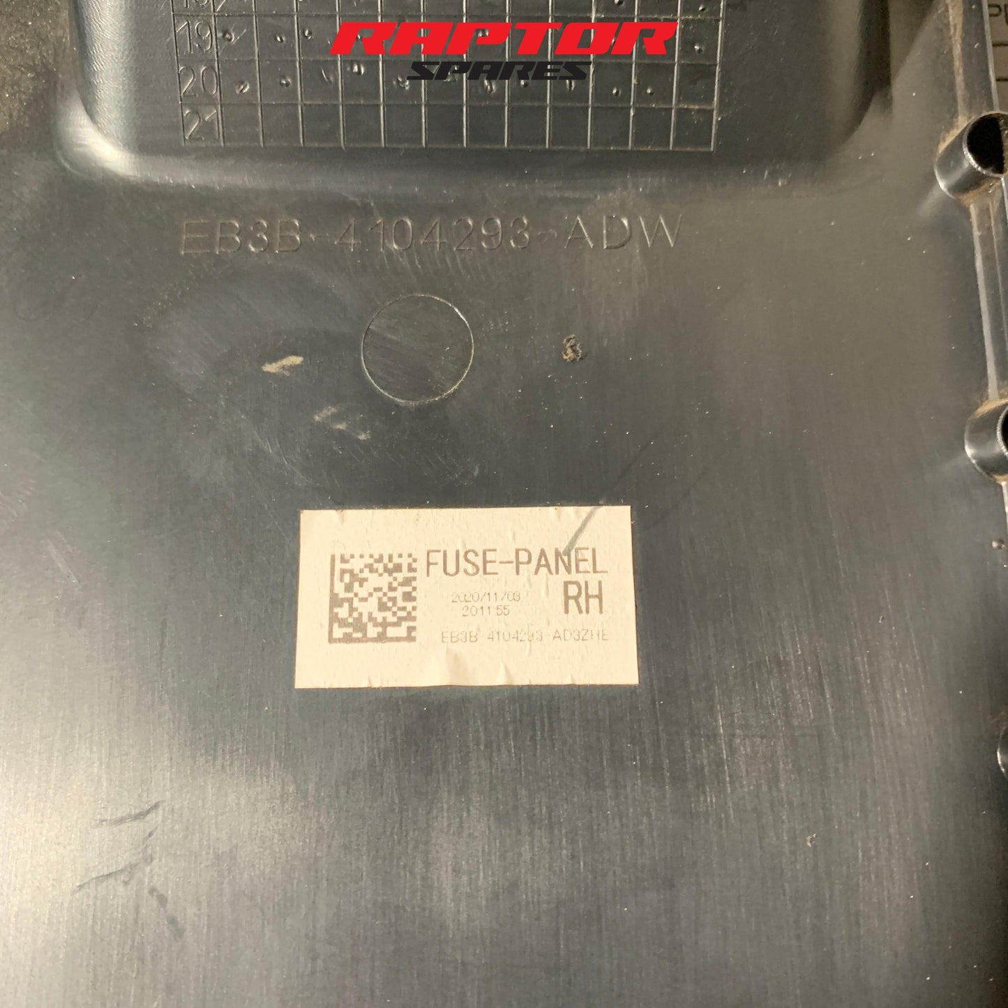 Ford Ranger Everest PX2 PX3 OBD Fuse Box Cover 2015–2022 EB3B-4104293-ACW
