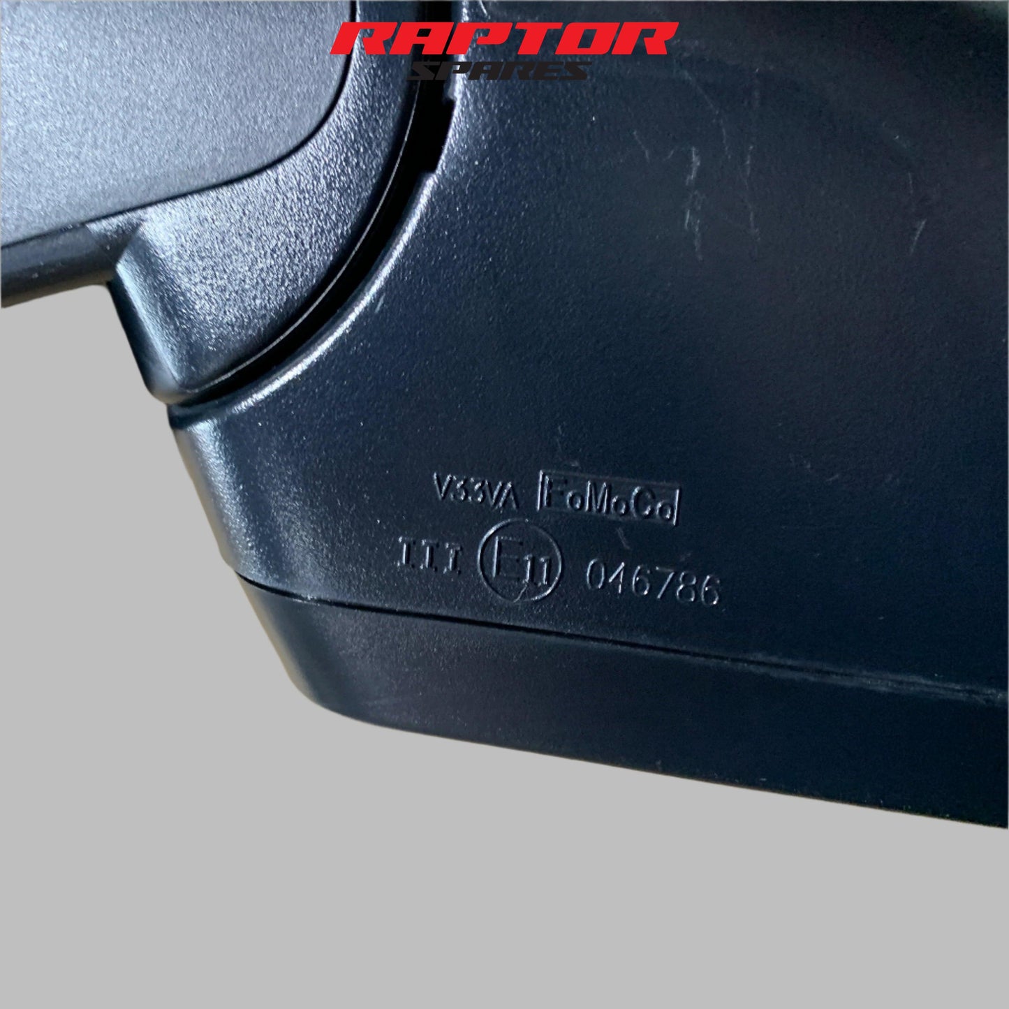 Ford Ranger Left Door Mirror PX2 PX3 06/2015-04/2022 Manual Fold Black Finish