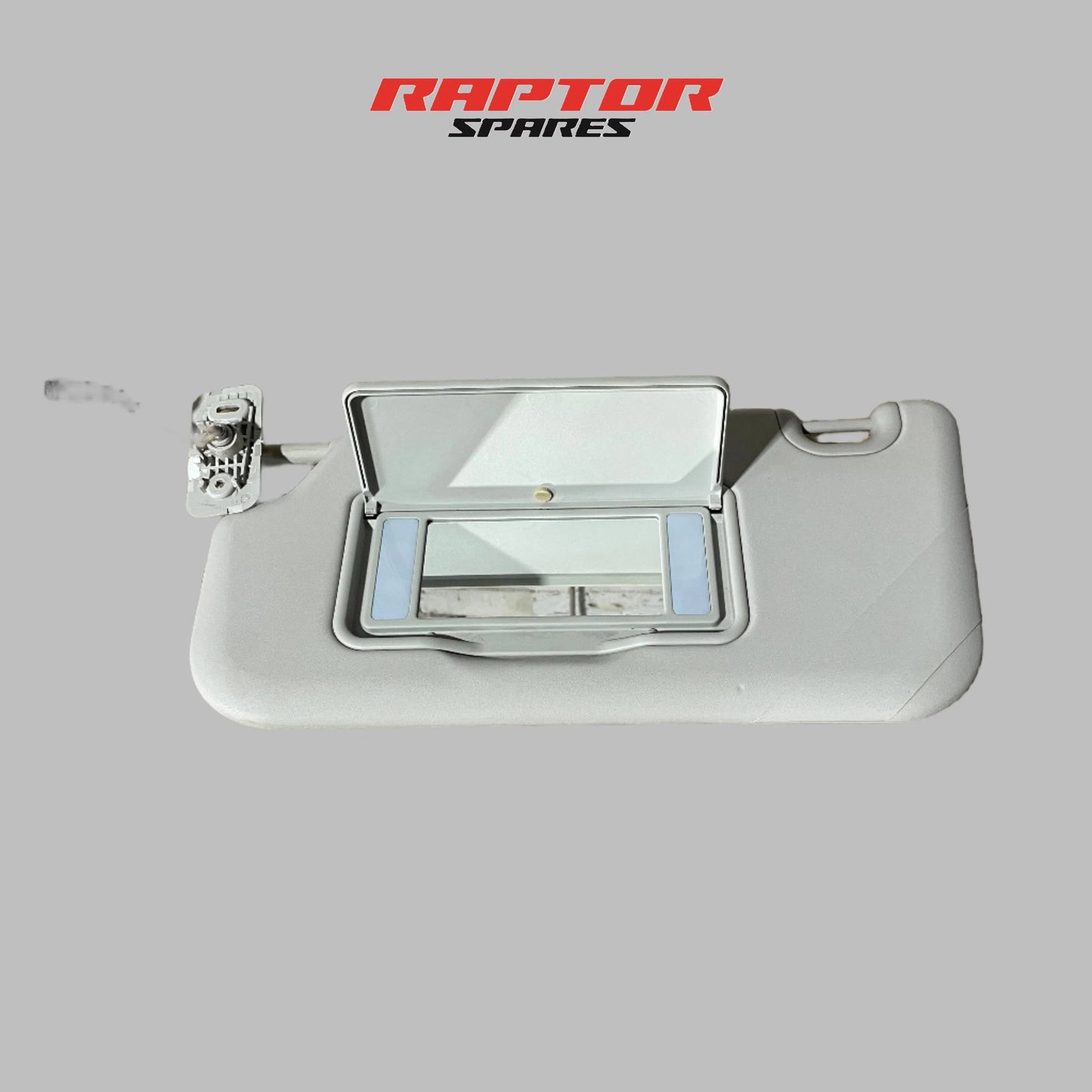Ford Ranger Left Sun Visor Grey Sliding with Light PX2 PX3 07/2015 to 04/2022
