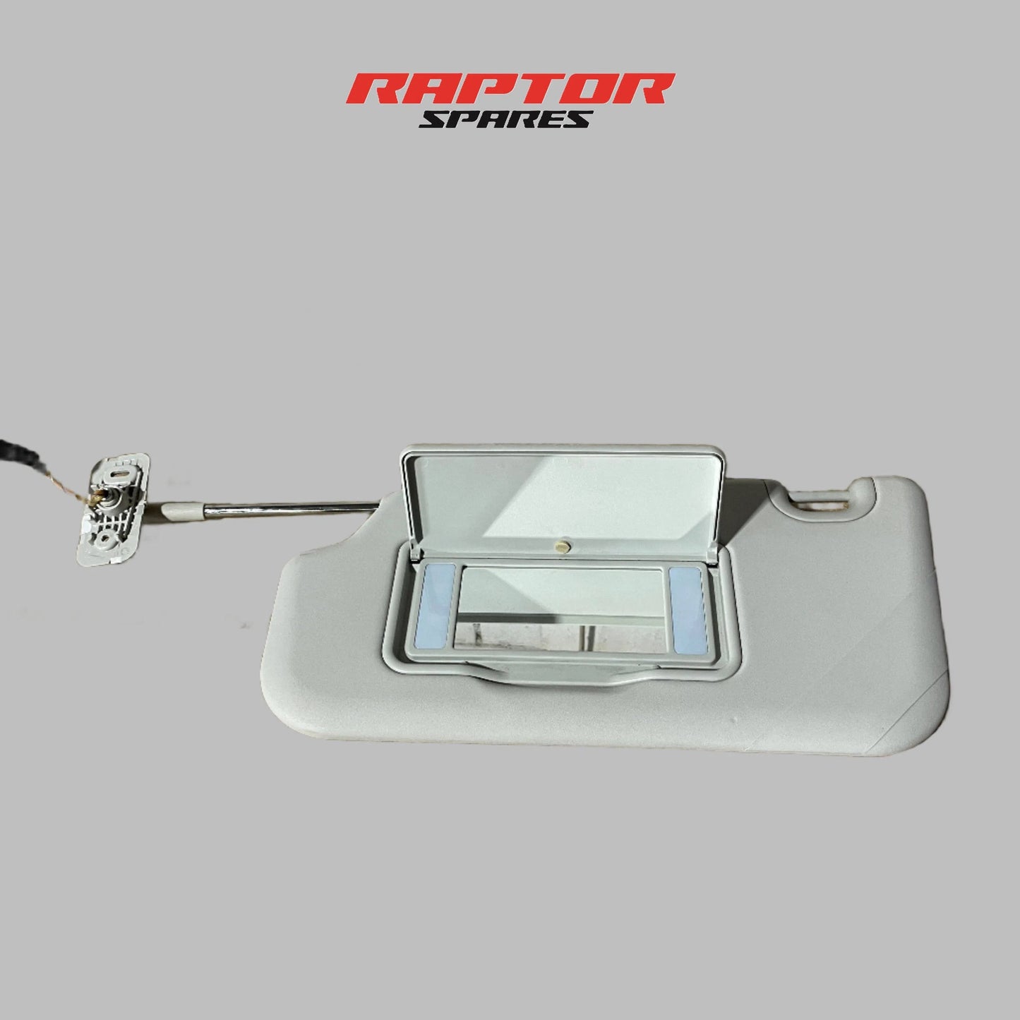 Ford Ranger Left Sun Visor Grey Sliding with Light PX2 PX3 07/2015 to 04/2022