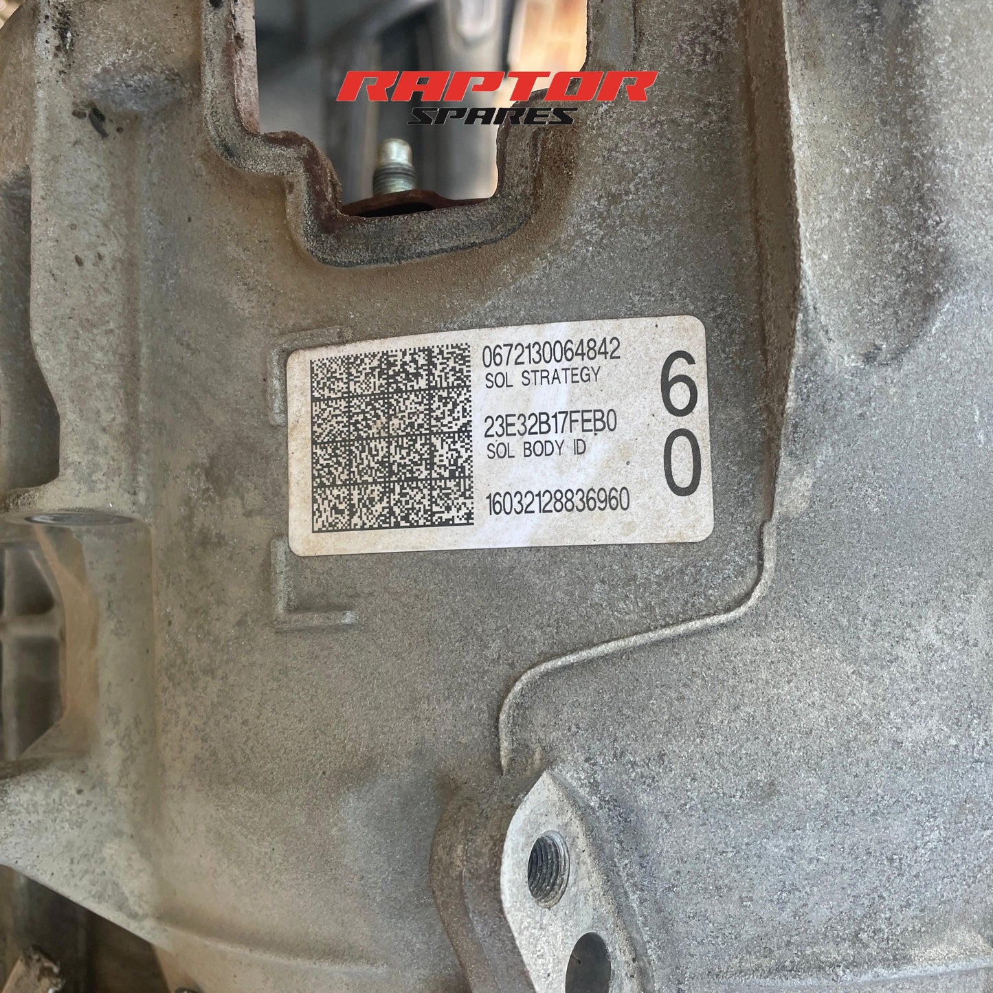 Ford Ranger PX 2011-2022 6R80 6-Speed Auto Transmission FB3P-7000-DA | 4x4 OEM