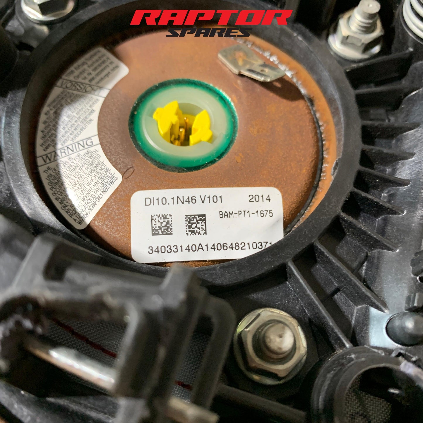 Ford Ranger PX1 Steering Wheel Airbag AB39-21043B13-A | OEM 2011–2015