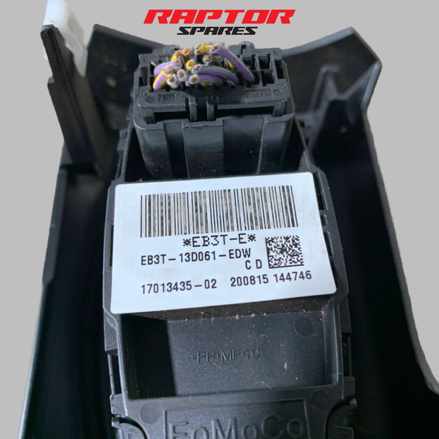 Ford Ranger PX2 PX3 2015–2022 Headlight Switch Panel Fog Dimmer EB3T-13D061-EDW