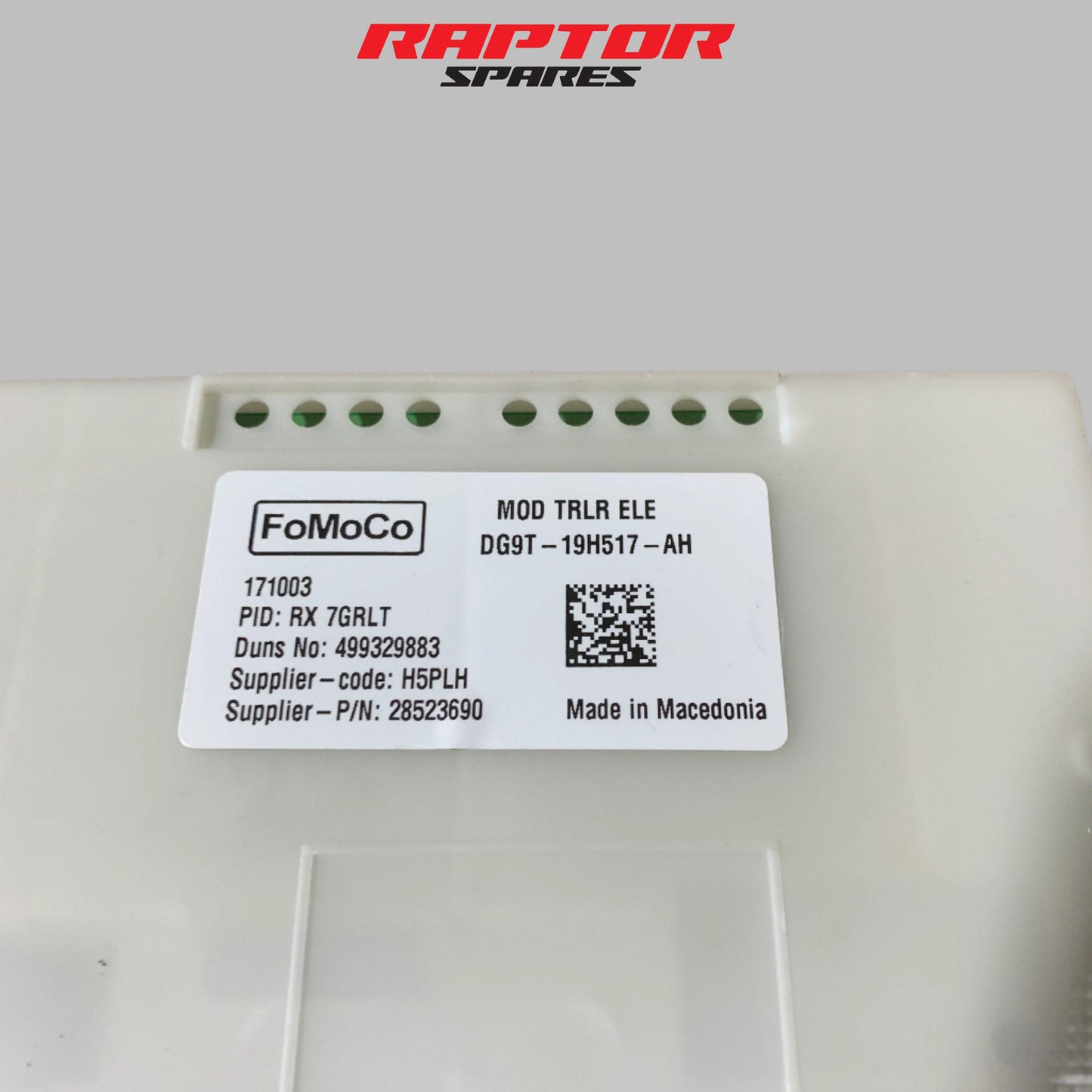 Ford Ranger PX2 PX3 Trailer Electronics Module DG9T-19H517-AJ OEM