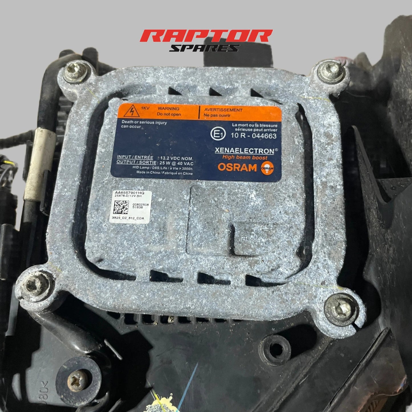 Ford Ranger PX Series 3 Right Headlamp Chrome HID 2018 2019