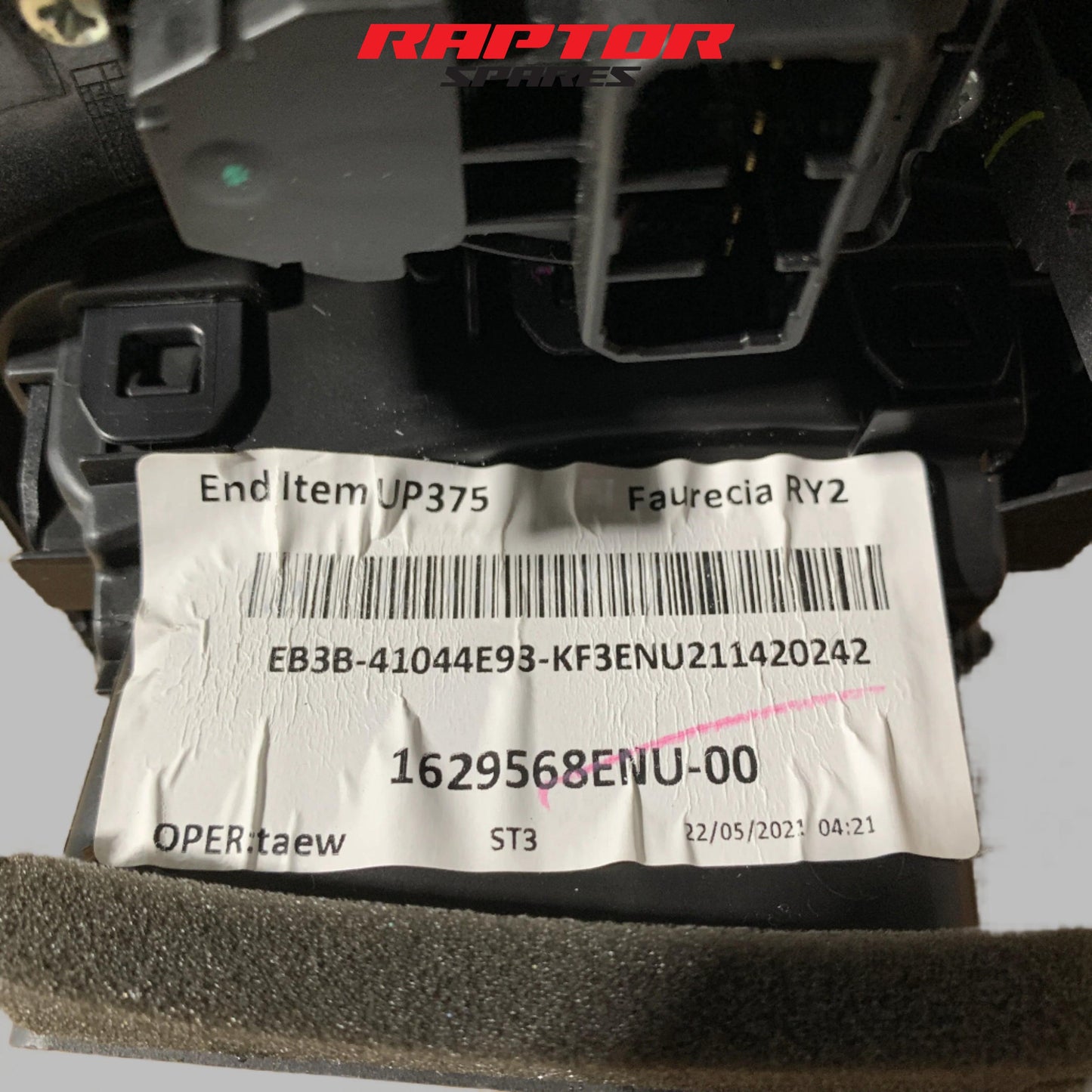 Ford Ranger PX3 2019–2022 XLT RH Dash Vent Mirror Switch Panel EB3B-41044E93 OEM