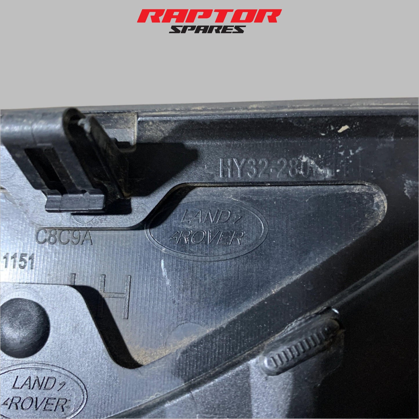 Land Rover Discovery 5 L462 2017–2023 Left Fender Vent Trim HY32-280B11-CB OEM