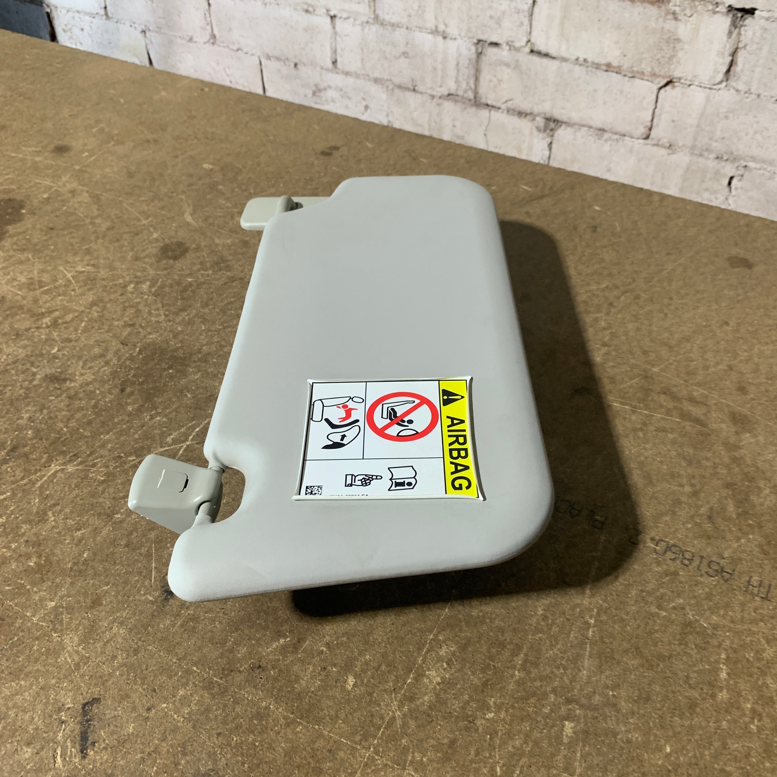 Mazda BT-50 Sun Visor Left Side OEM Grey with Vanity Mirror (2011–2020)