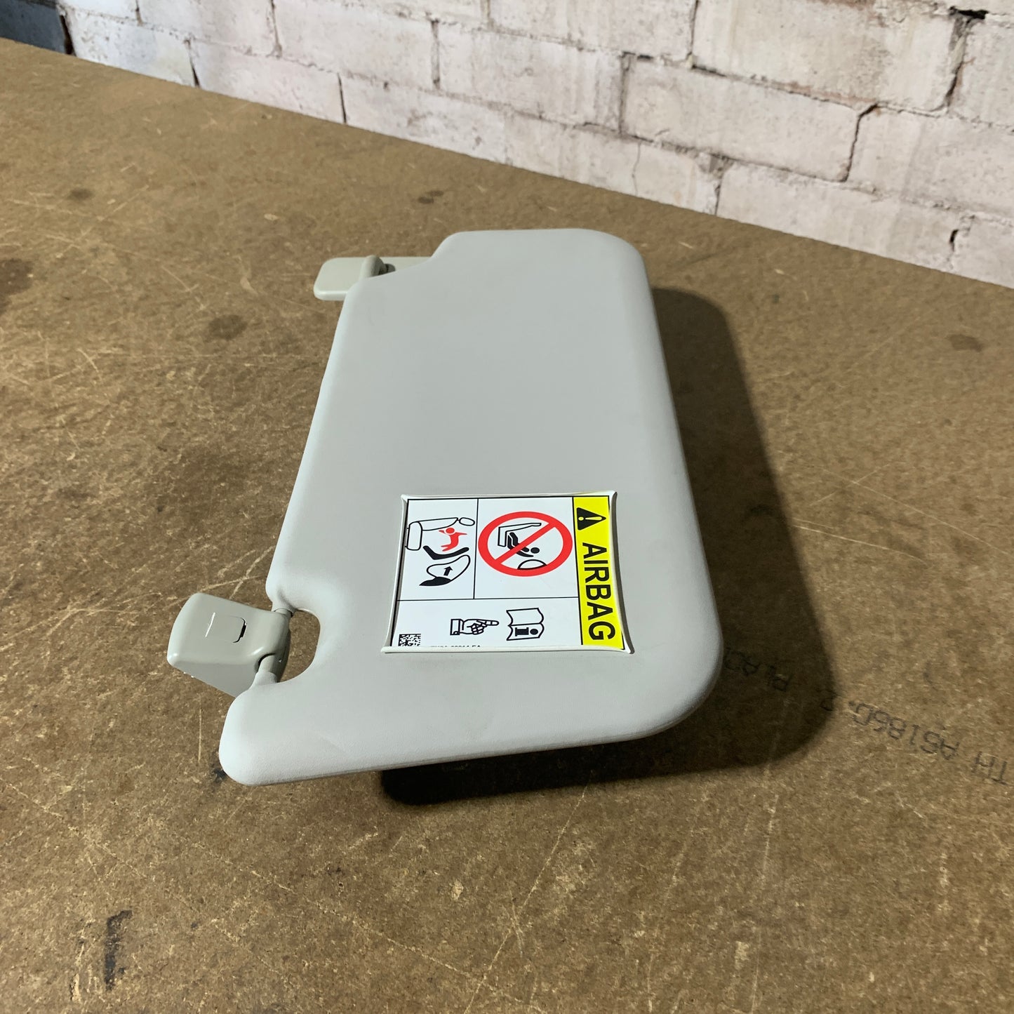 Mazda BT-50 Sun Visor Left Side OEM Grey with Vanity Mirror (2011–2020)