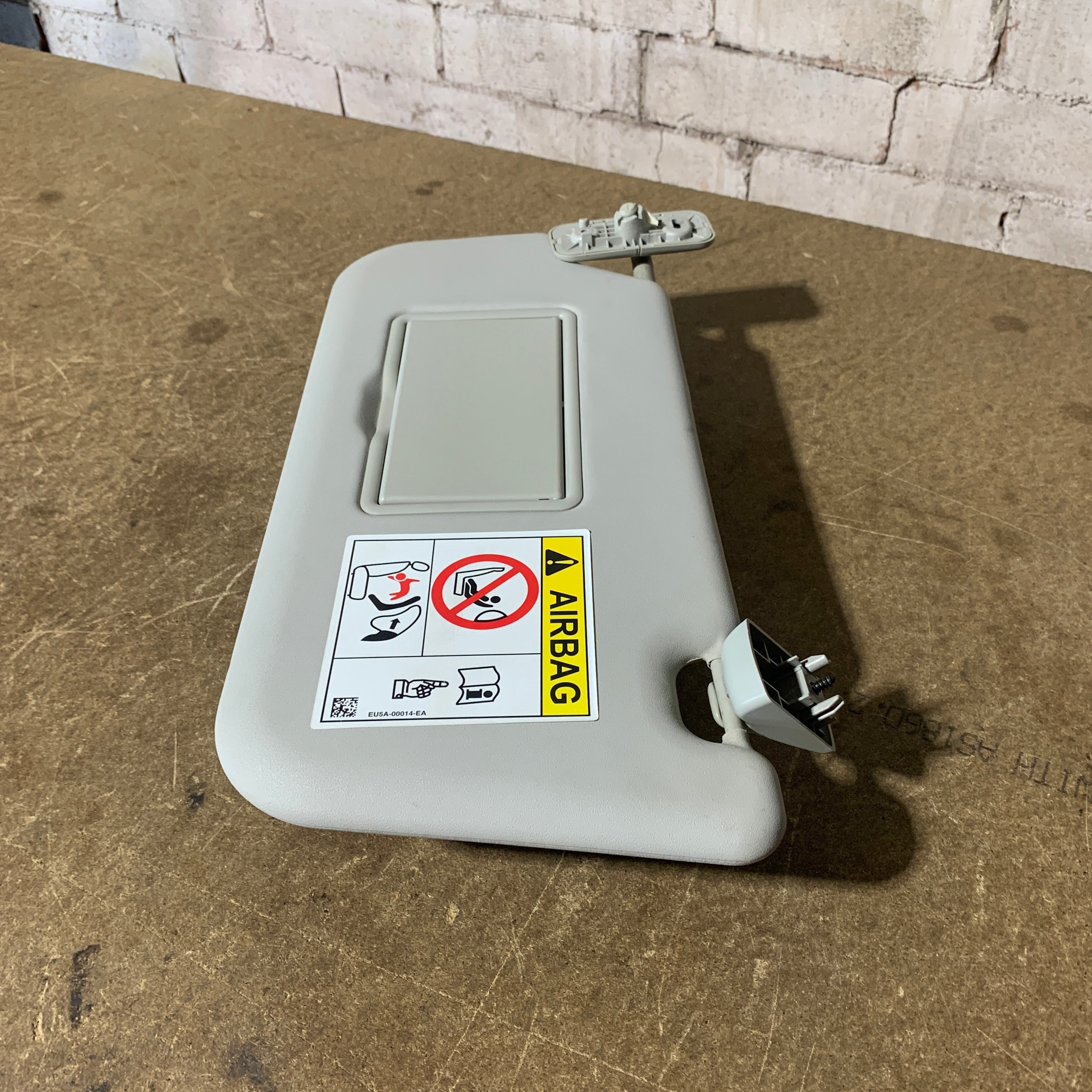 Mazda BT-50 Sun Visor Left Side OEM Grey with Vanity Mirror (2011–2020)