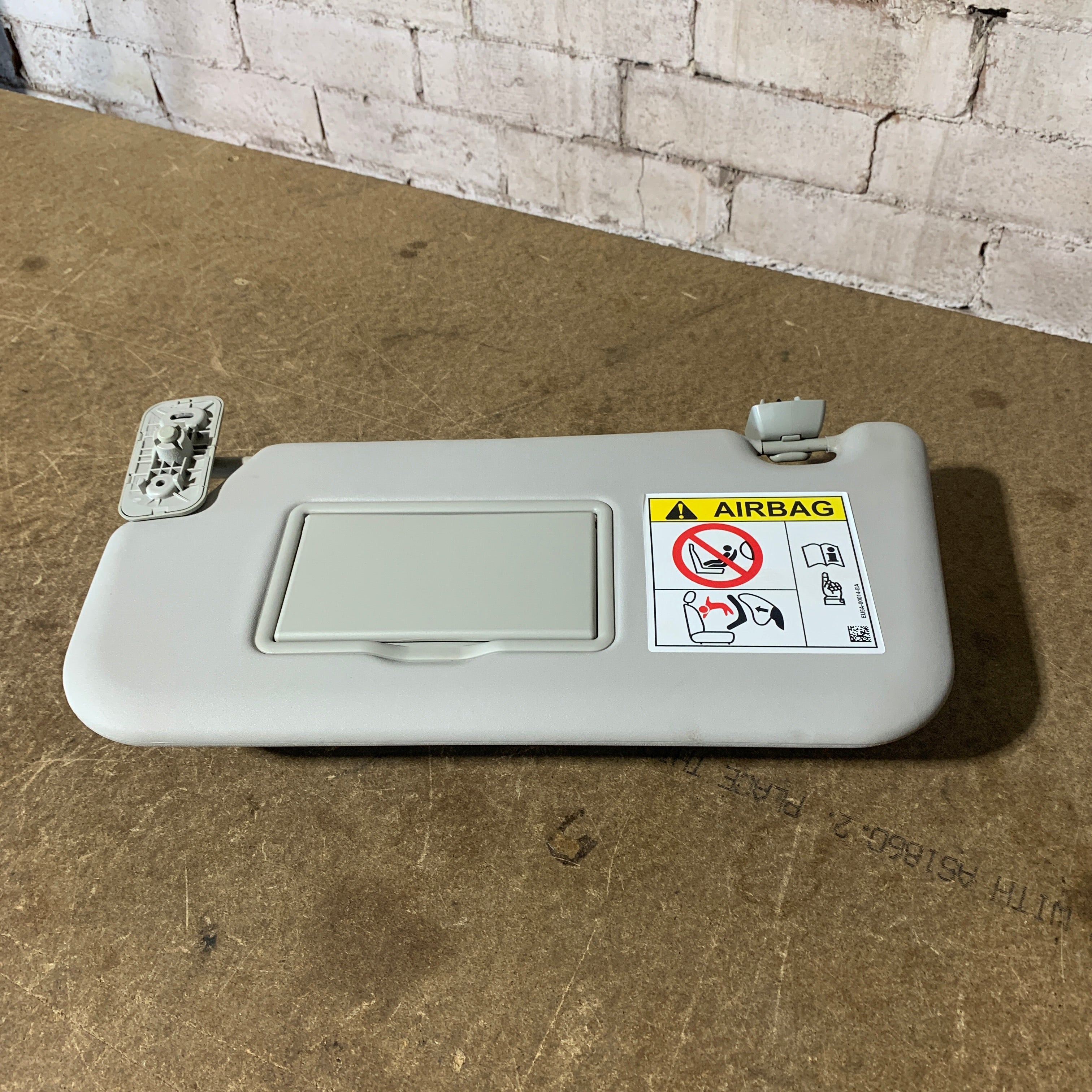 Mazda BT-50 Sun Visor Left Side OEM Grey with Vanity Mirror (2011–2020)