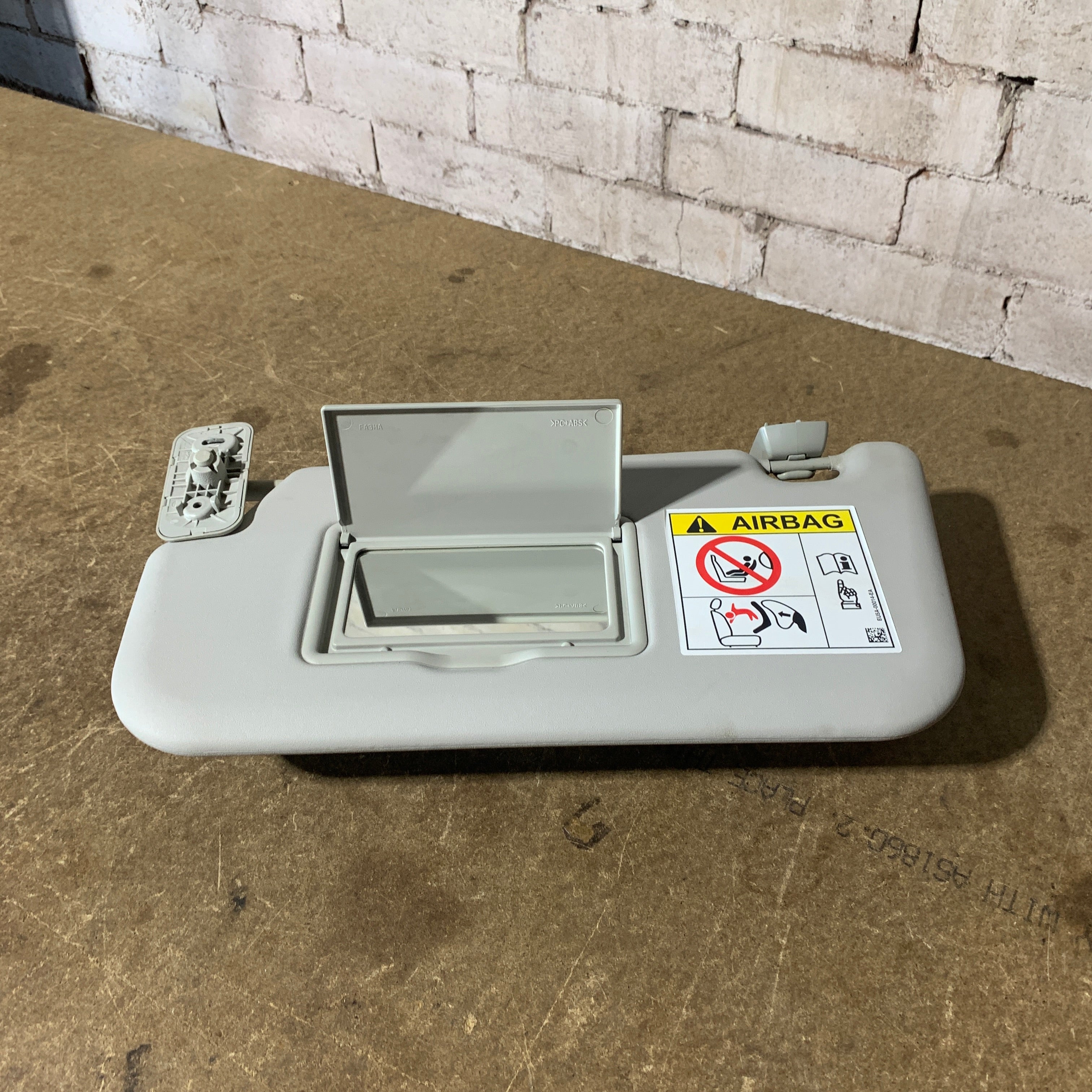 Mazda BT-50 Sun Visor Left Side OEM Grey with Vanity Mirror (2011–2020)