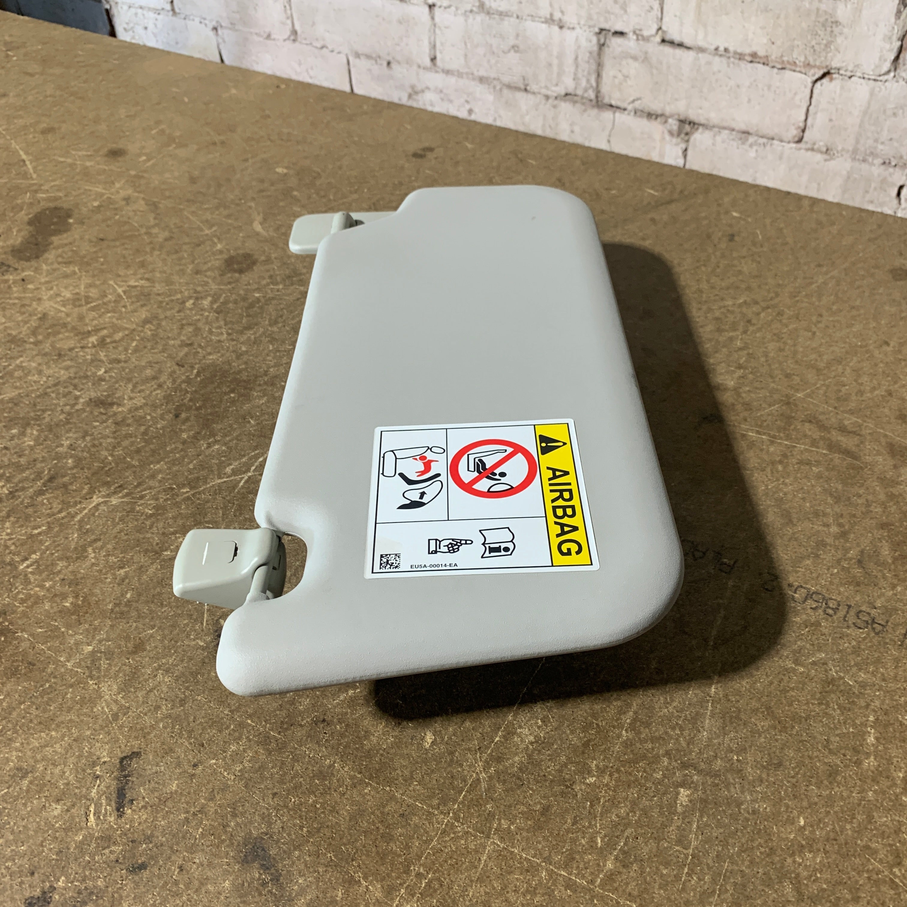 Mazda BT-50 Sun Visor Left Side OEM Grey with Vanity Mirror (2011–2020)