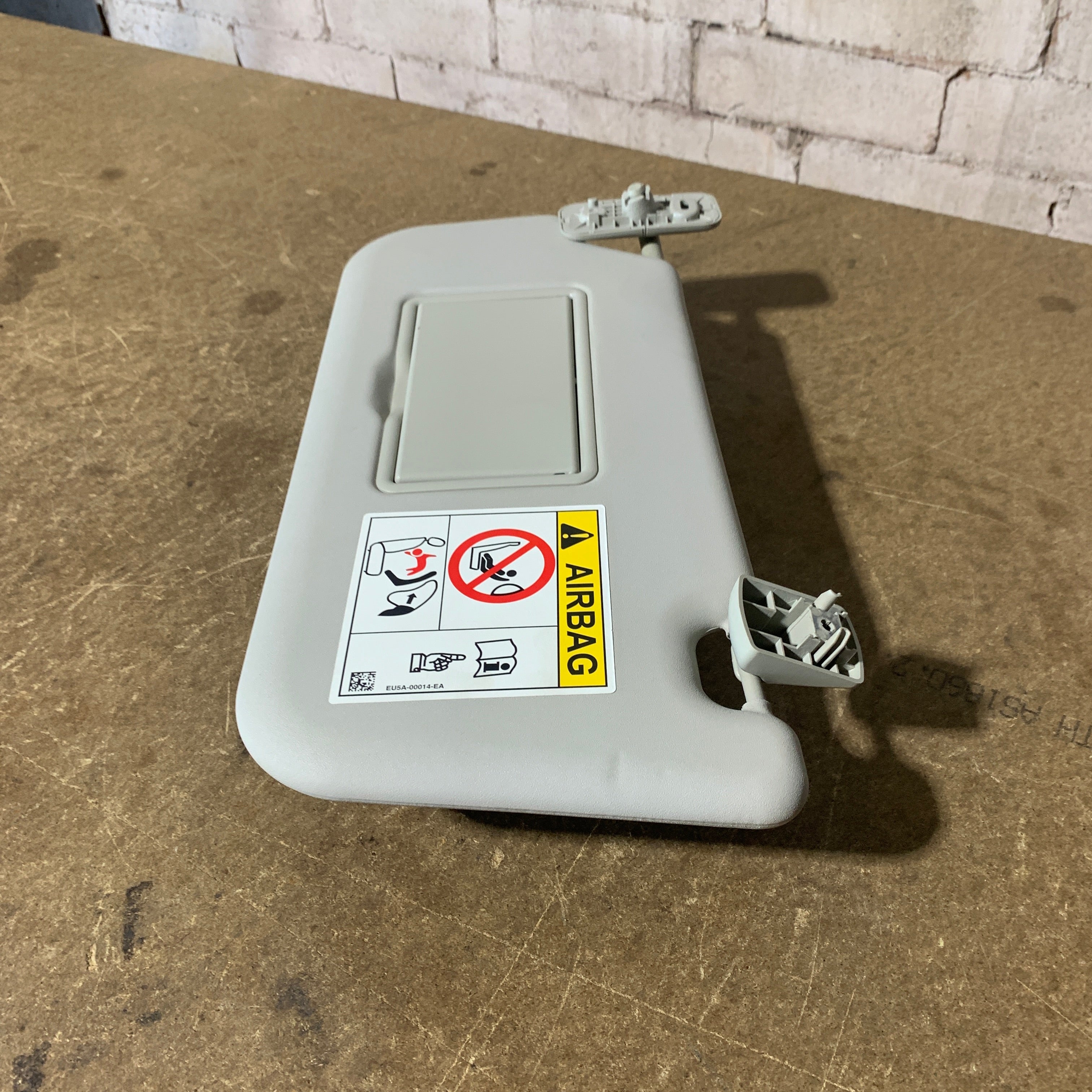 Mazda BT-50 Sun Visor Left Side OEM Grey with Vanity Mirror (2011–2020)