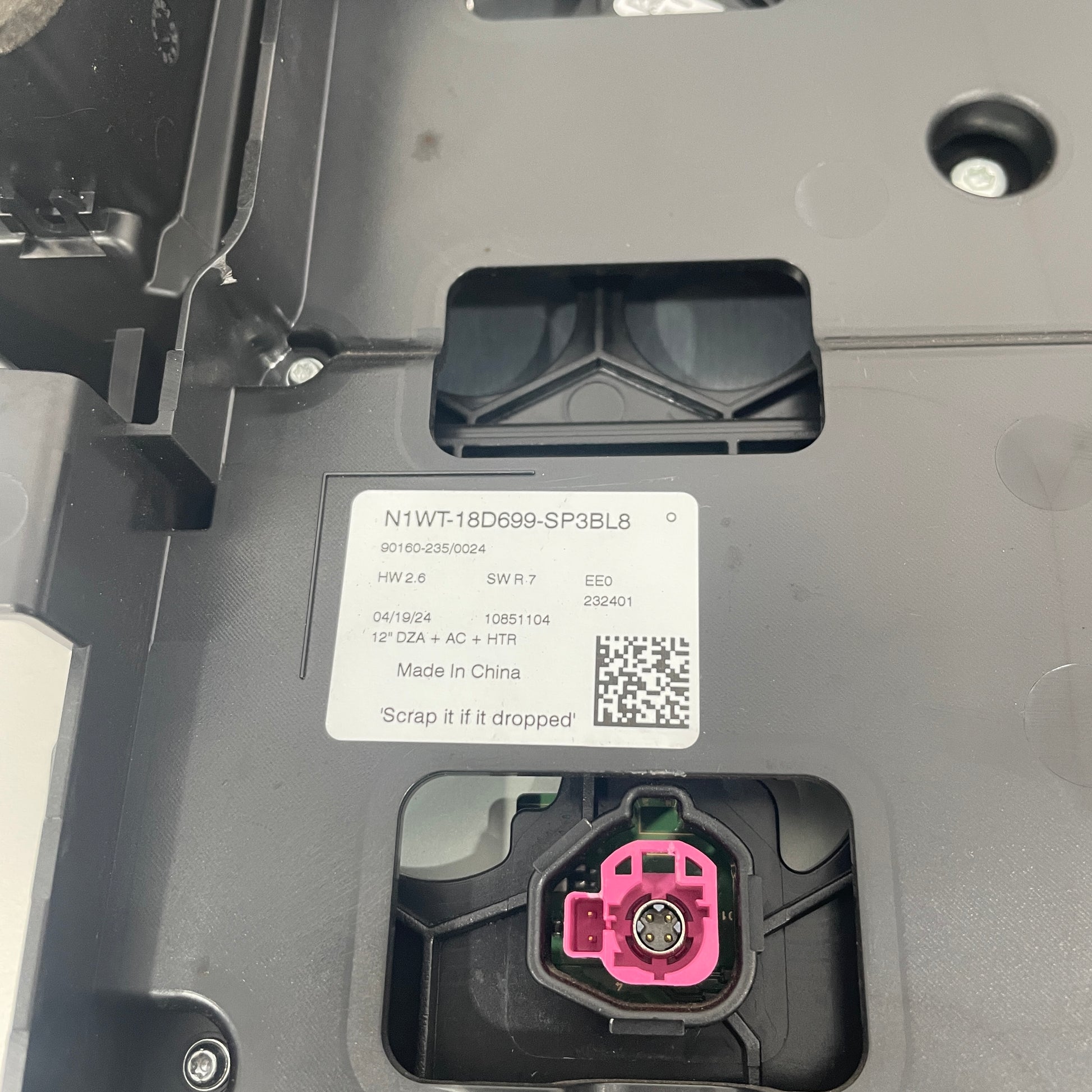 Ford Ranger PY 2022-2025 Infotainment Screen HVAC Control N1WT-18D699-SP3BL8