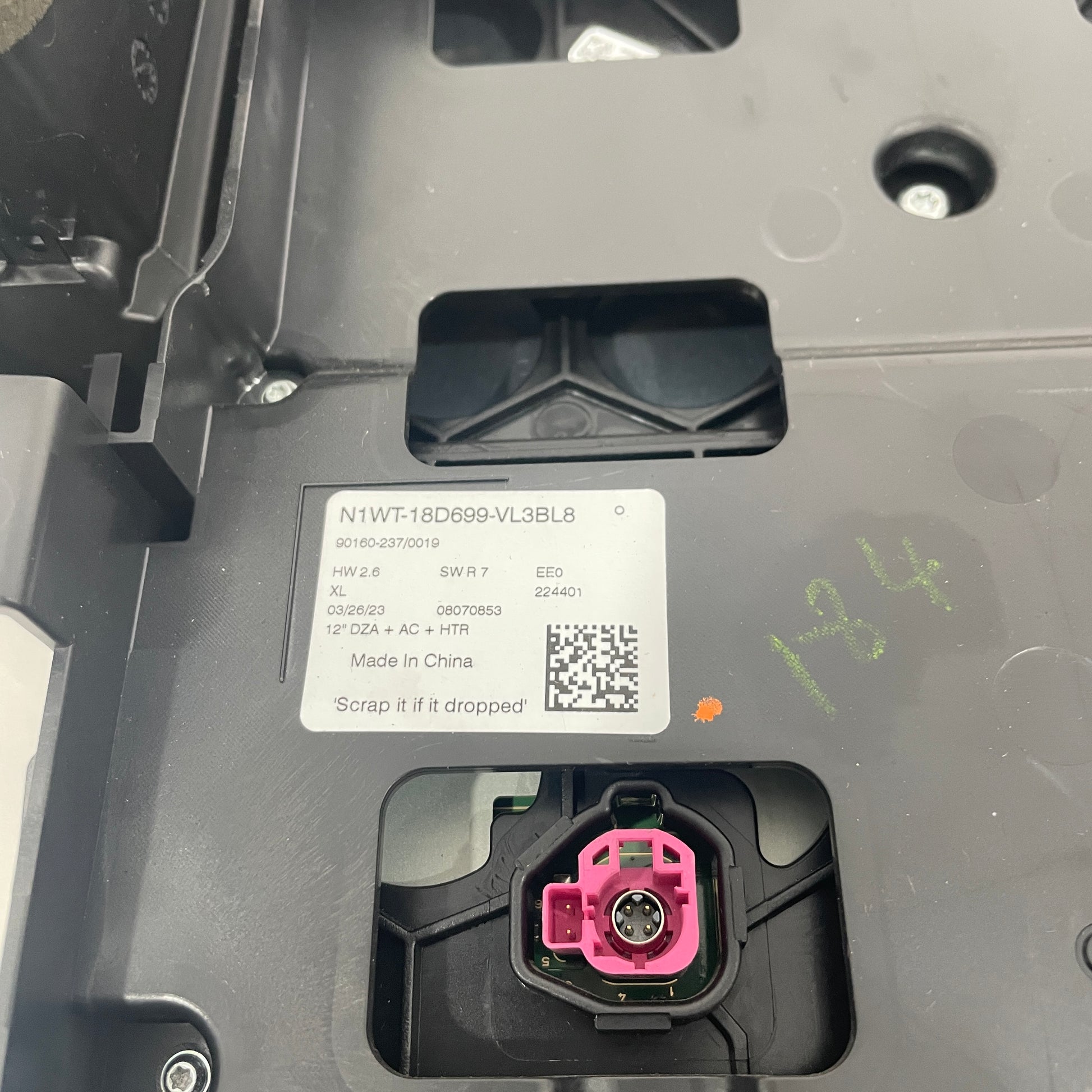 Ford Ranger Raptor PY 2022-2025 Infotainment Screen HVAC Control N1WT-18D699