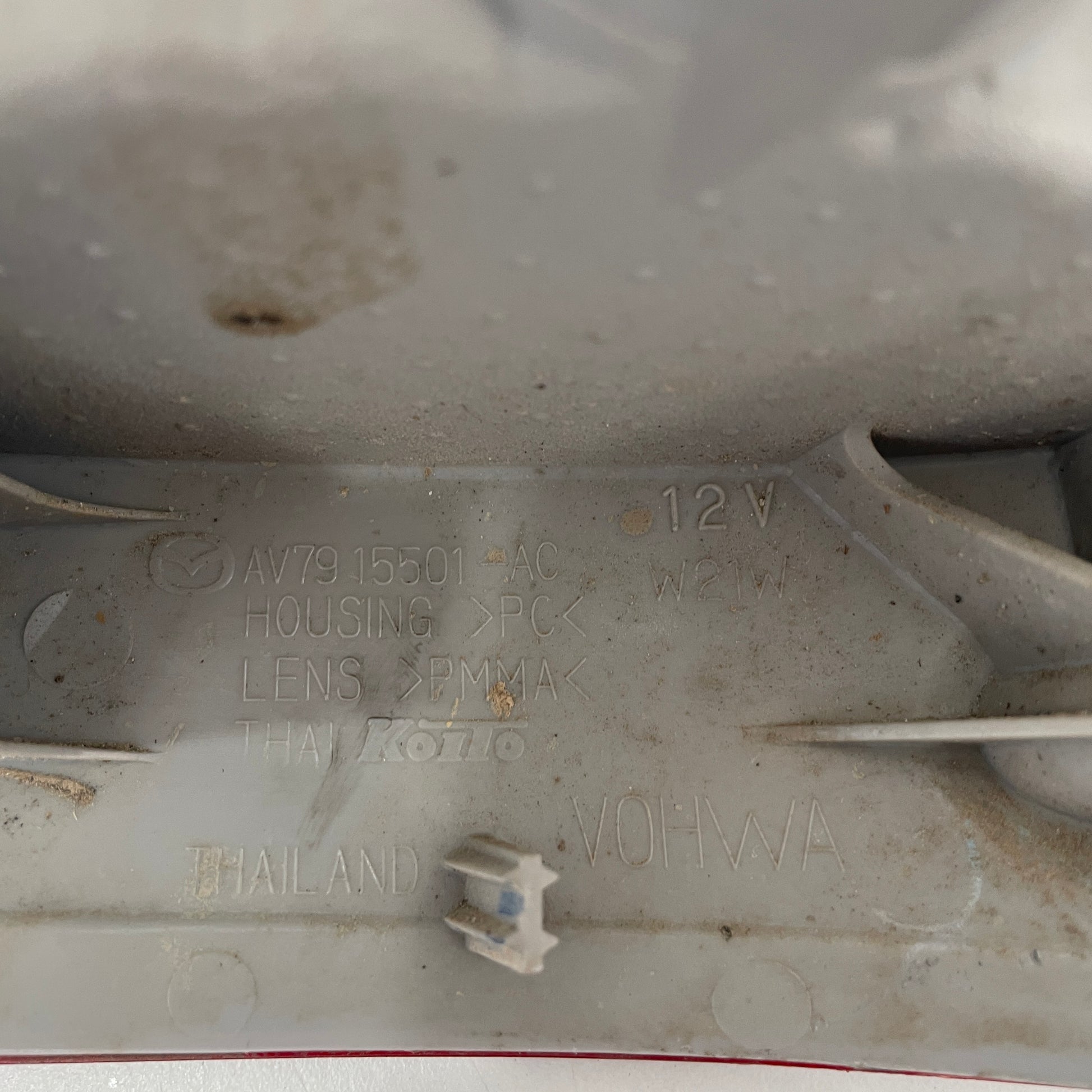 Mazda BT-50 Tail Light Left Hand Side UP-UR 2011-2020 UTE Lower Genuine OEM