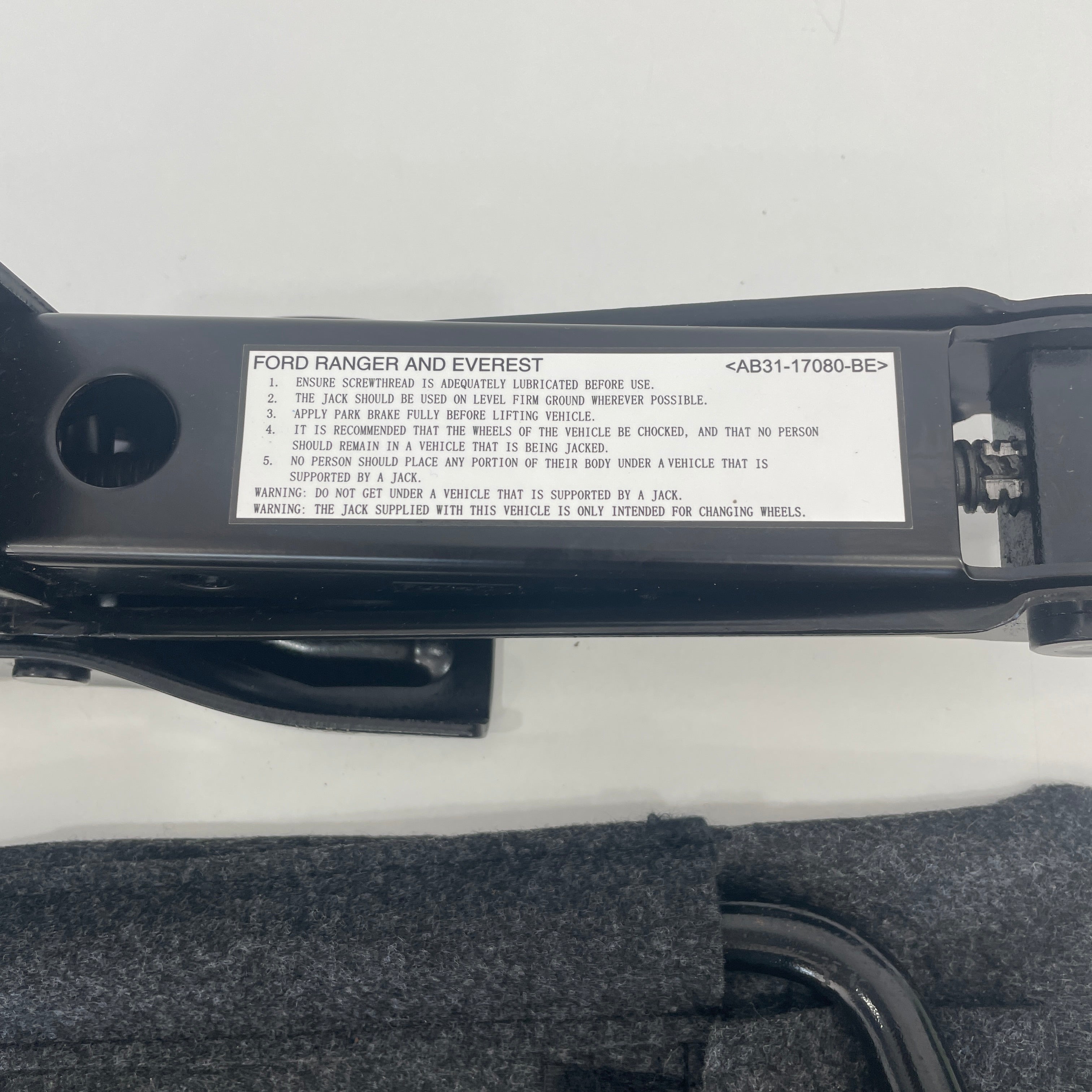 Ford Ranger Jack Set AB31-17080-BE PX Series 2011-2022 Genuine OEM