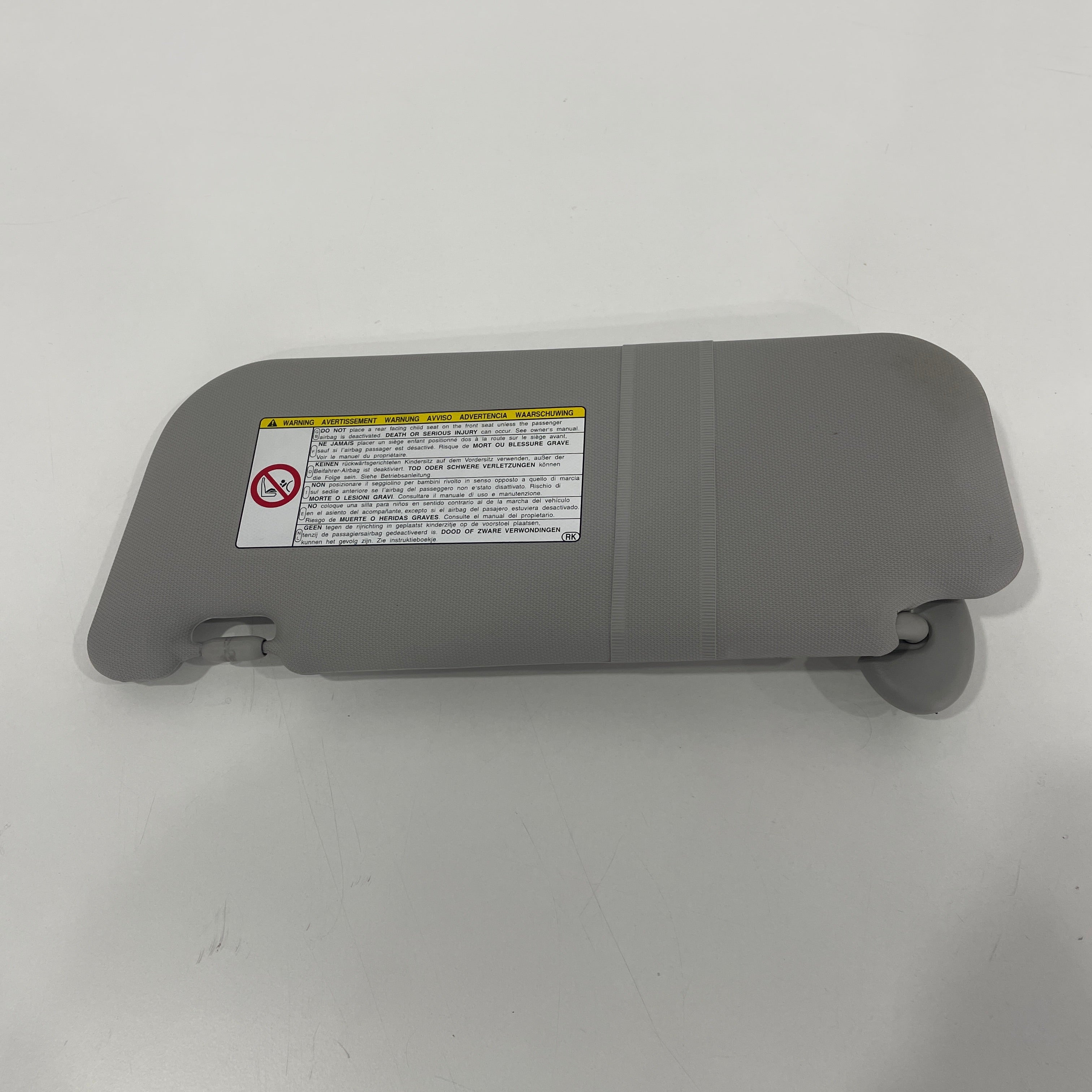 Toyota Corolla Sedan ZRE152R 2010-2013 Sun Visor Right RH Grey | OEM