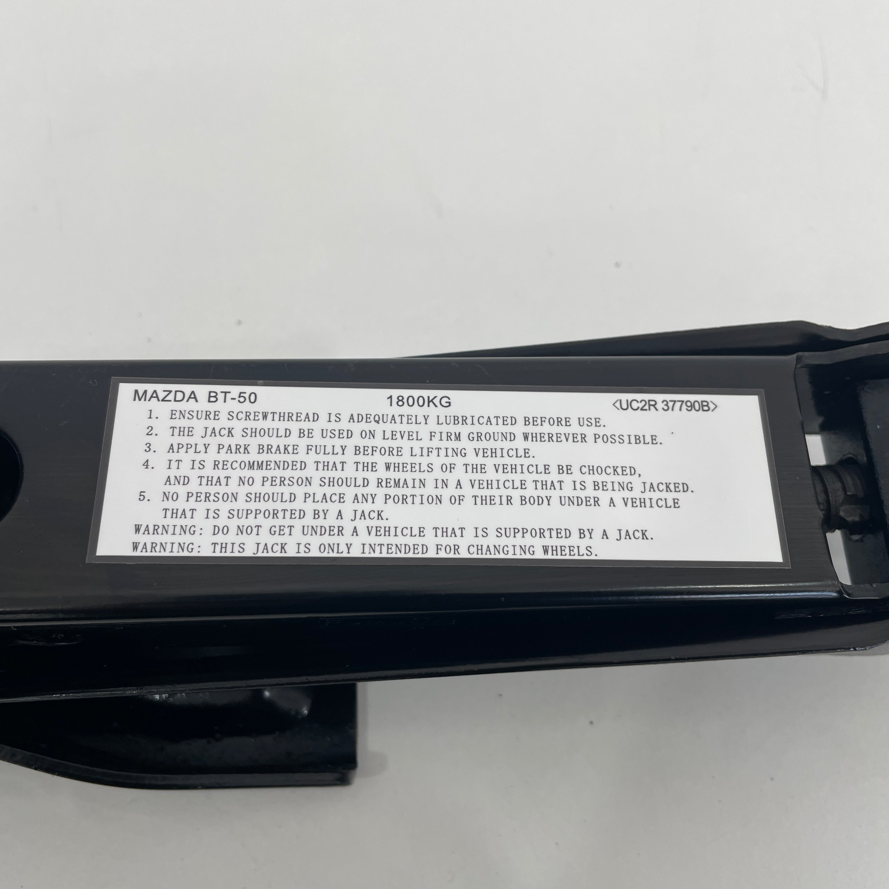 Mazda BT-50 UP/UR Scissor Jack Kit AB31-17080-BA | 2011–2015 | 1,800kg Capacity