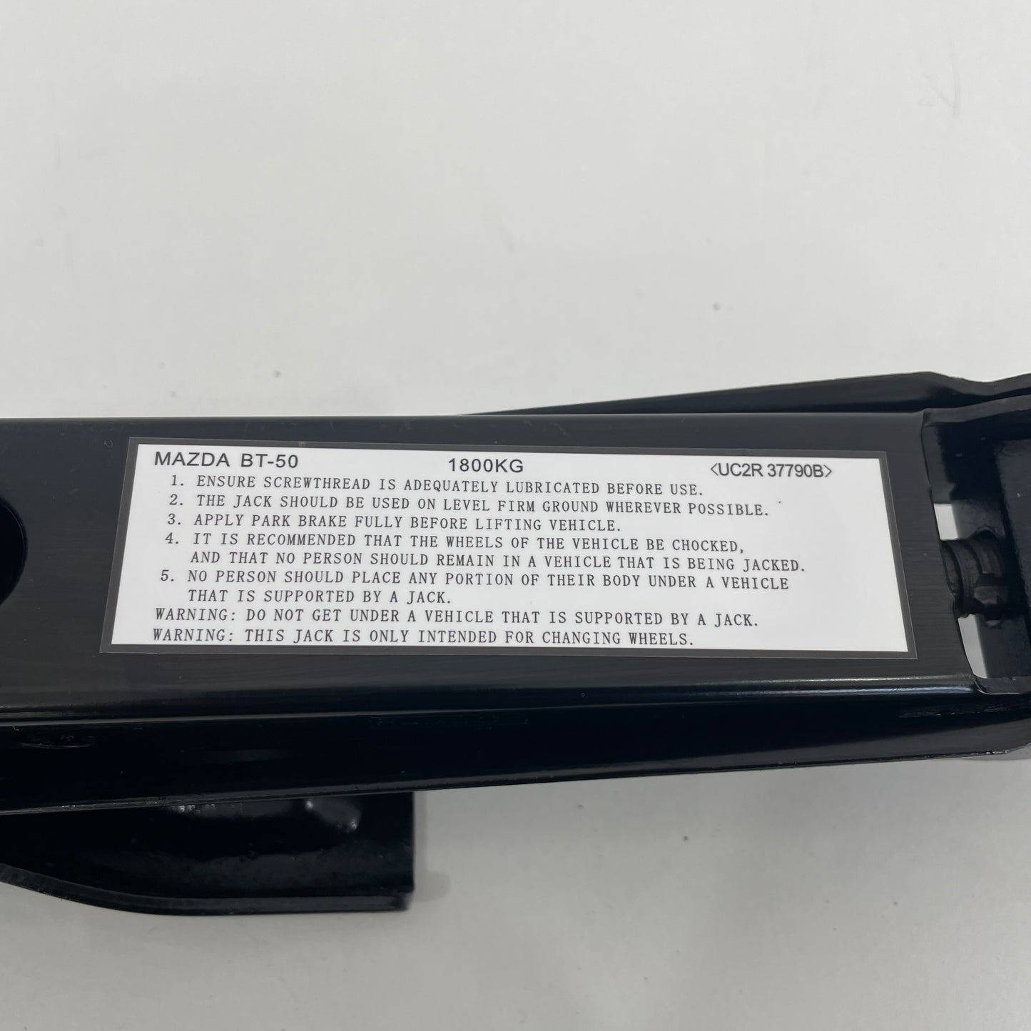 Mazda BT-50 UP/UR Scissor Jack Kit AB31-17080-BA | 2011–2015 | 1,800kg Capacity