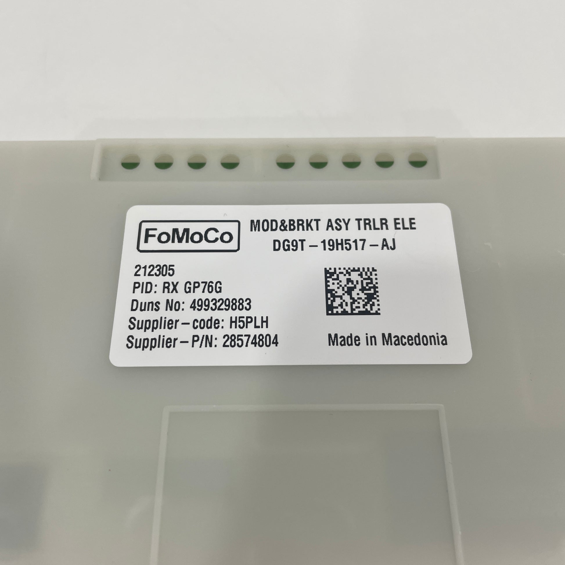 Ford Ranger PX2 PX3 Trailer Electronics Module DG9T-19H517-AJ OEM