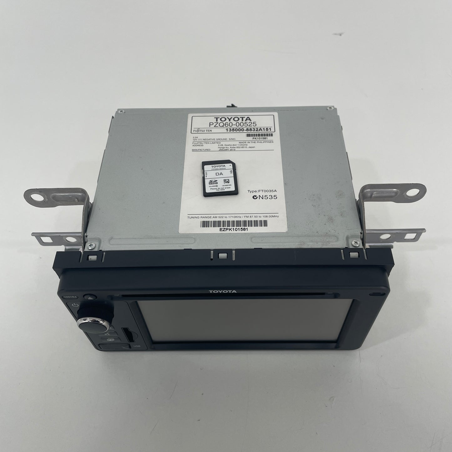 Toyota Corolla ZRE182R 2012-2015 Head Unit PZQ60-00525 | OEM