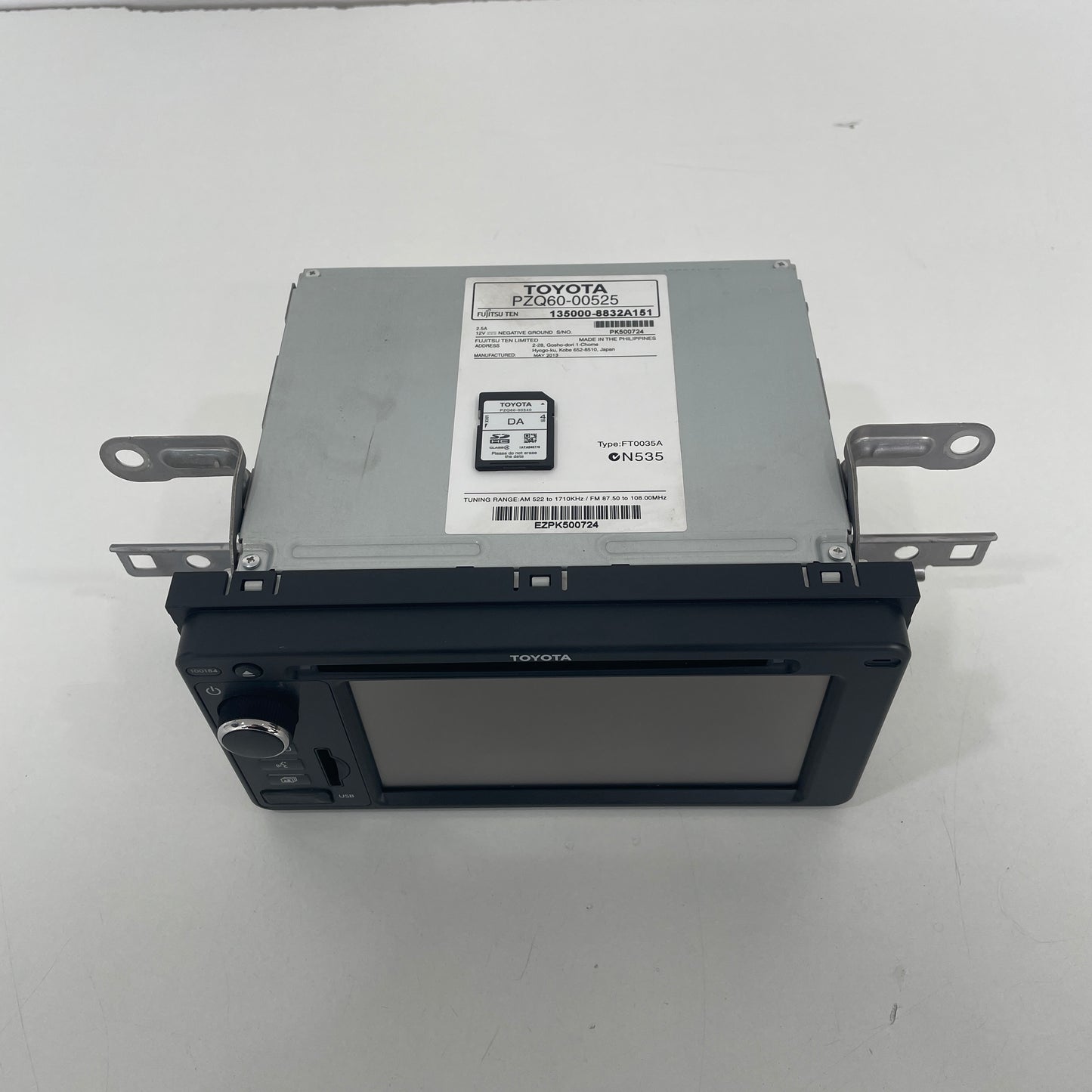 Toyota Corolla ZRE182R 2012-2015 Head Unit PZQ60-00525 | OEM
