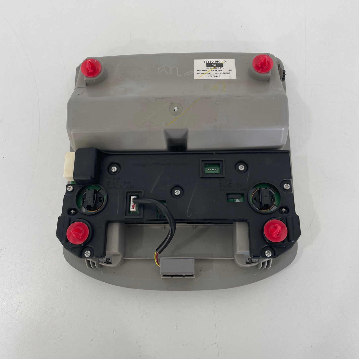 Toyota Hilux GUN126R 2015–2023 Overhead Console 63650-0K700-B0 | OEM