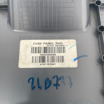 Ford Ranger PX2 PX3 Everest 2015–2022 OBD Fuse Panel Cover EB3B-4104293-ACW OEM