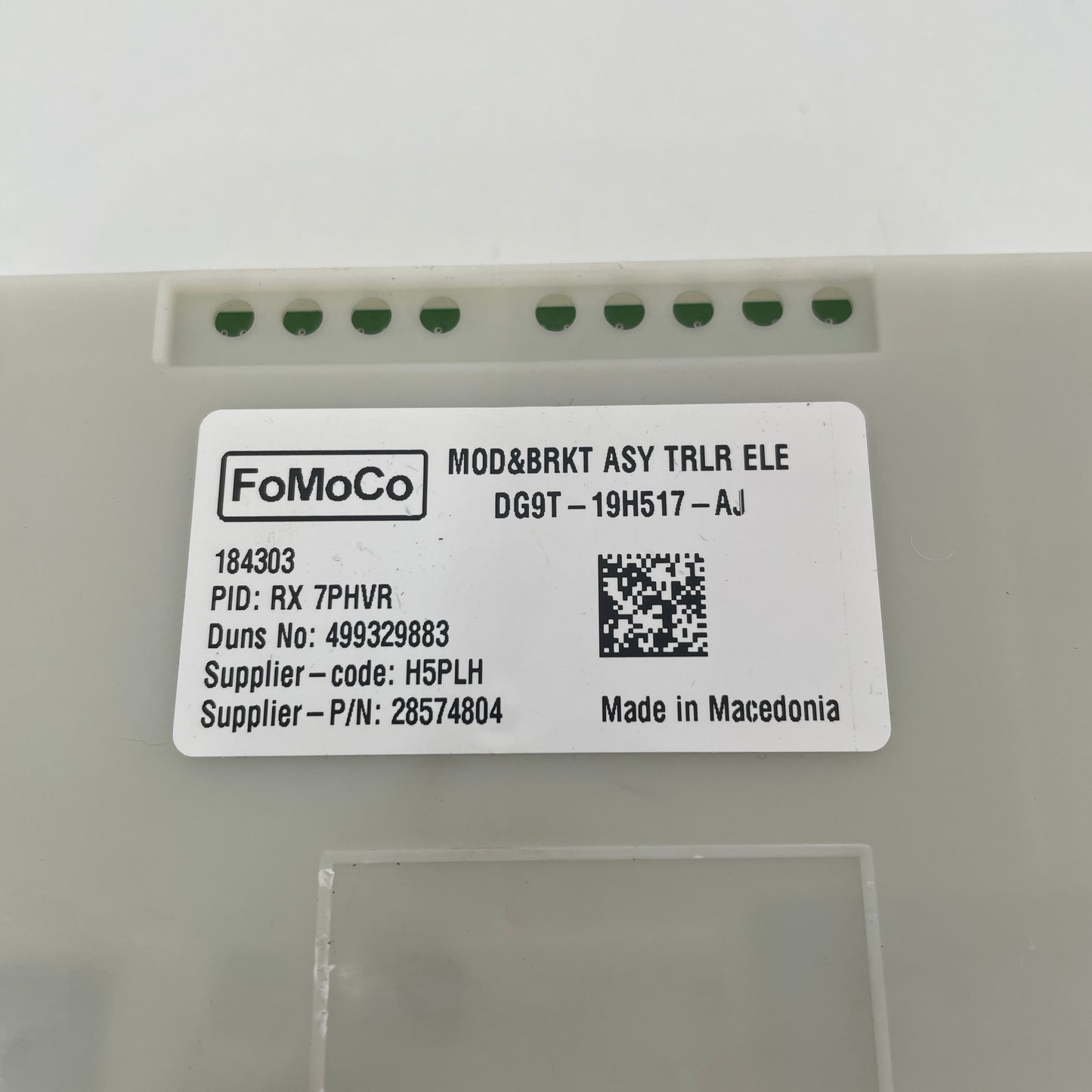 Ford Ranger PX2 PX3 Trailer Electronics Module DG9T-19H517-AJ OEM