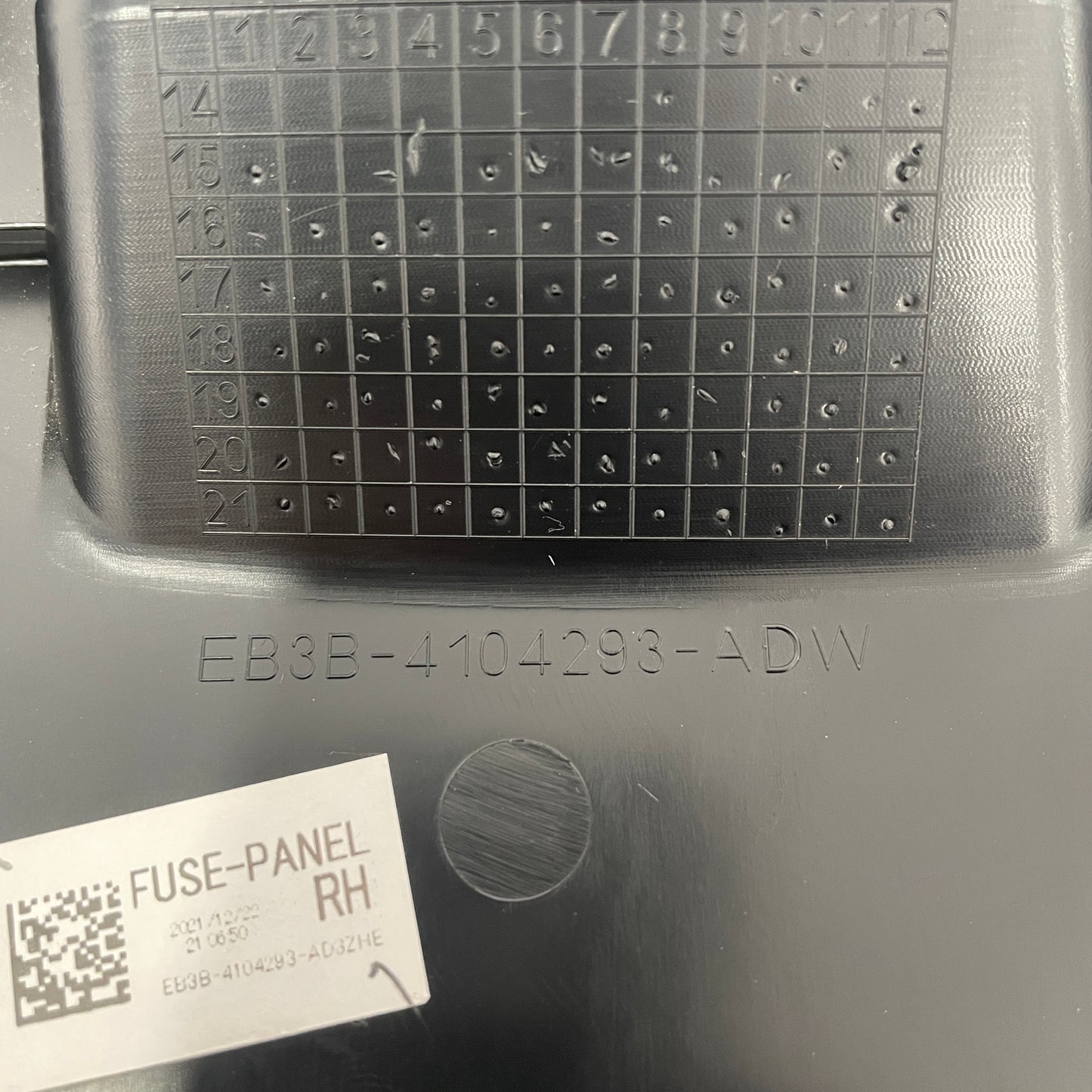 Ford Ranger PX2 PX3 Everest Fuse Panel Cover RH (2015-2022) EB3B-4104293-ADW