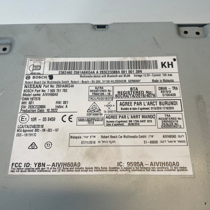 Nissan Navara NP300 D23 Stereo Head Unit 2019-2025 | 8 Inch 2591A6KG4A
