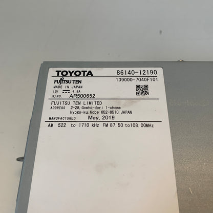 Toyota Corolla E210 Hatch Stereo Head Unit 2018-2022 | 8in 86140-12190