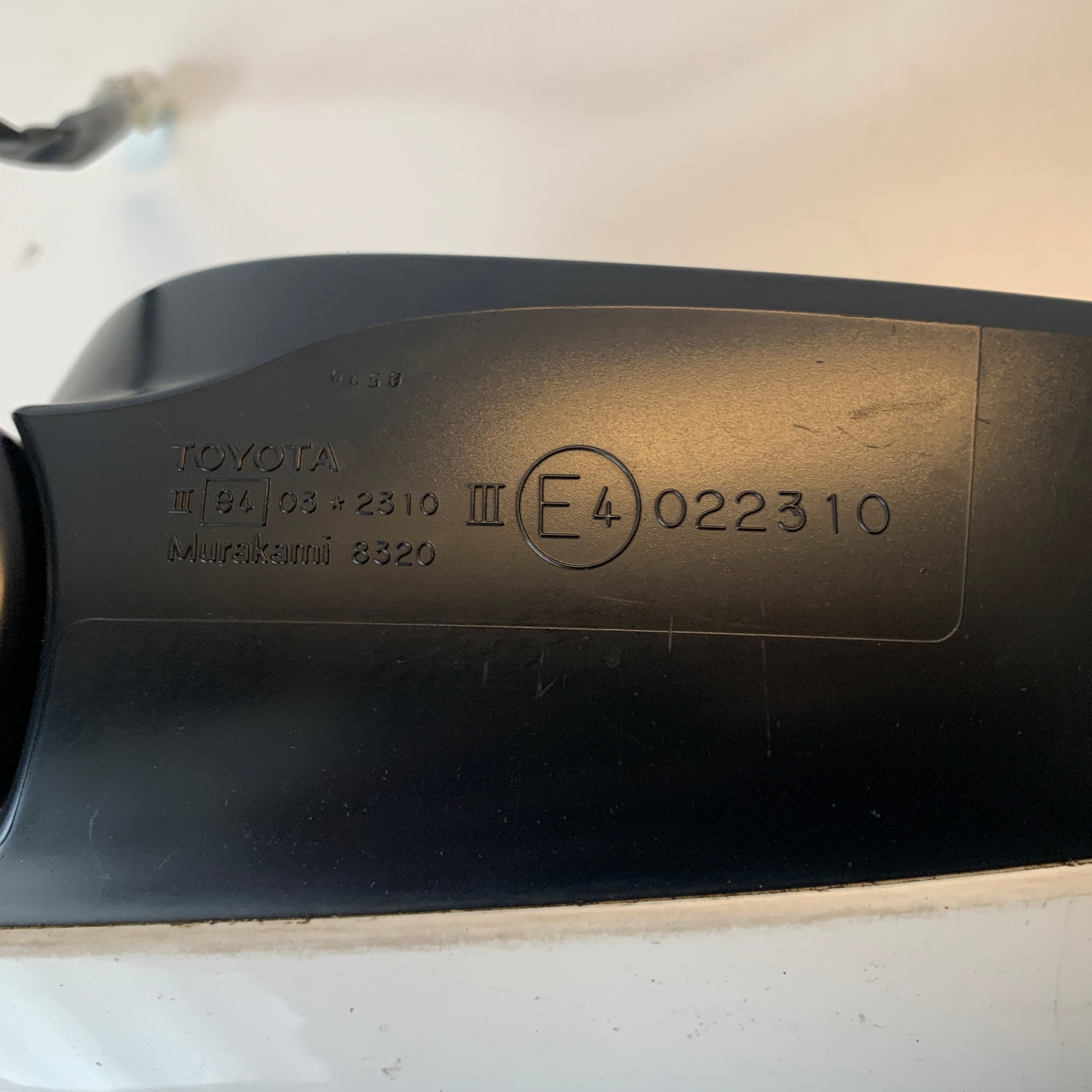 Toyota Corolla ZRE152R Hatch Door Mirror Right RH 2007-2009 | White
