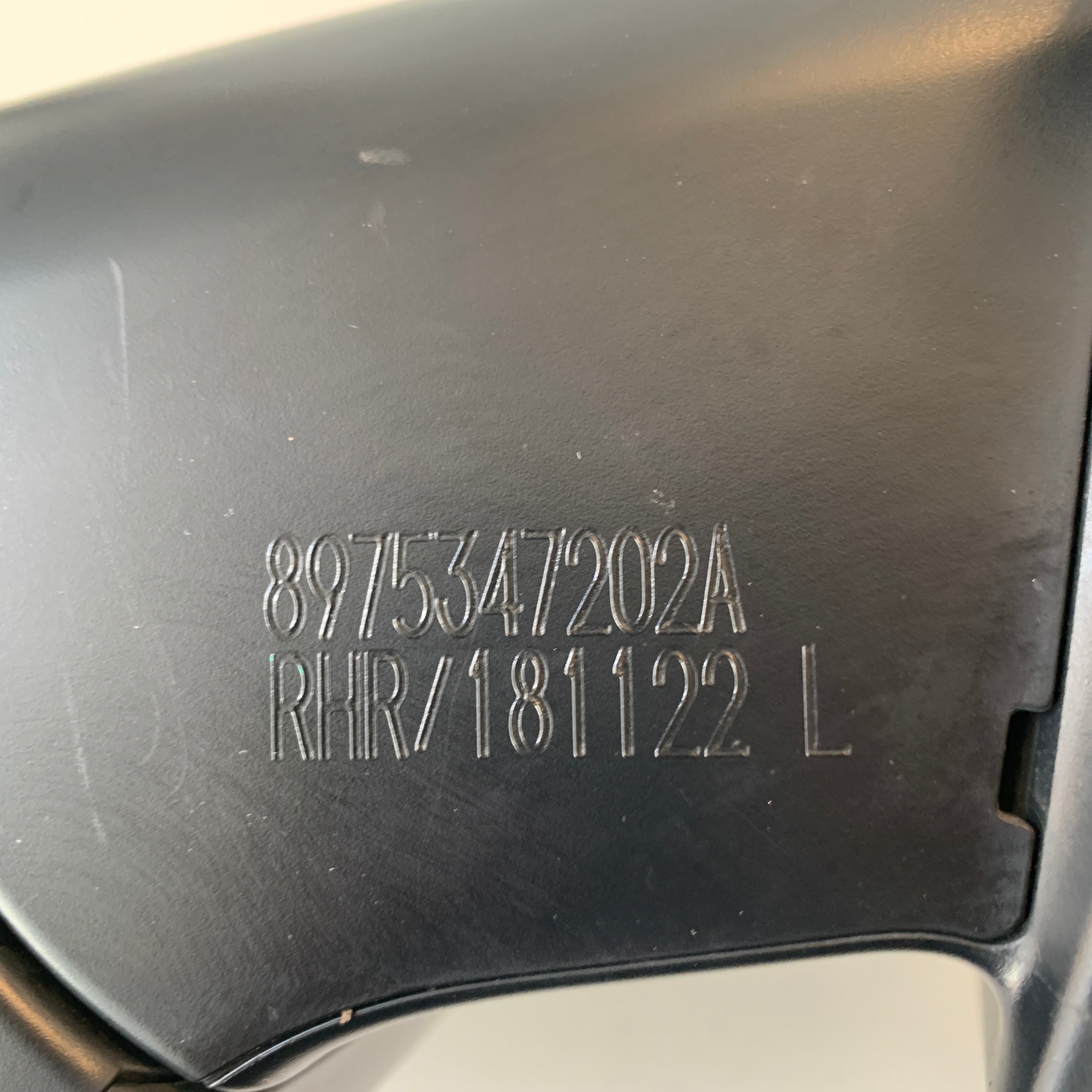 Isuzu D-MAX RG Door Mirror Right RH 2020-2023 | Chrome Blind Spot