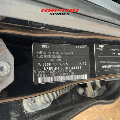 Ford Ranger 4x4 XLT Double Cab 2018 3.2L Diesel Automatic Transmission