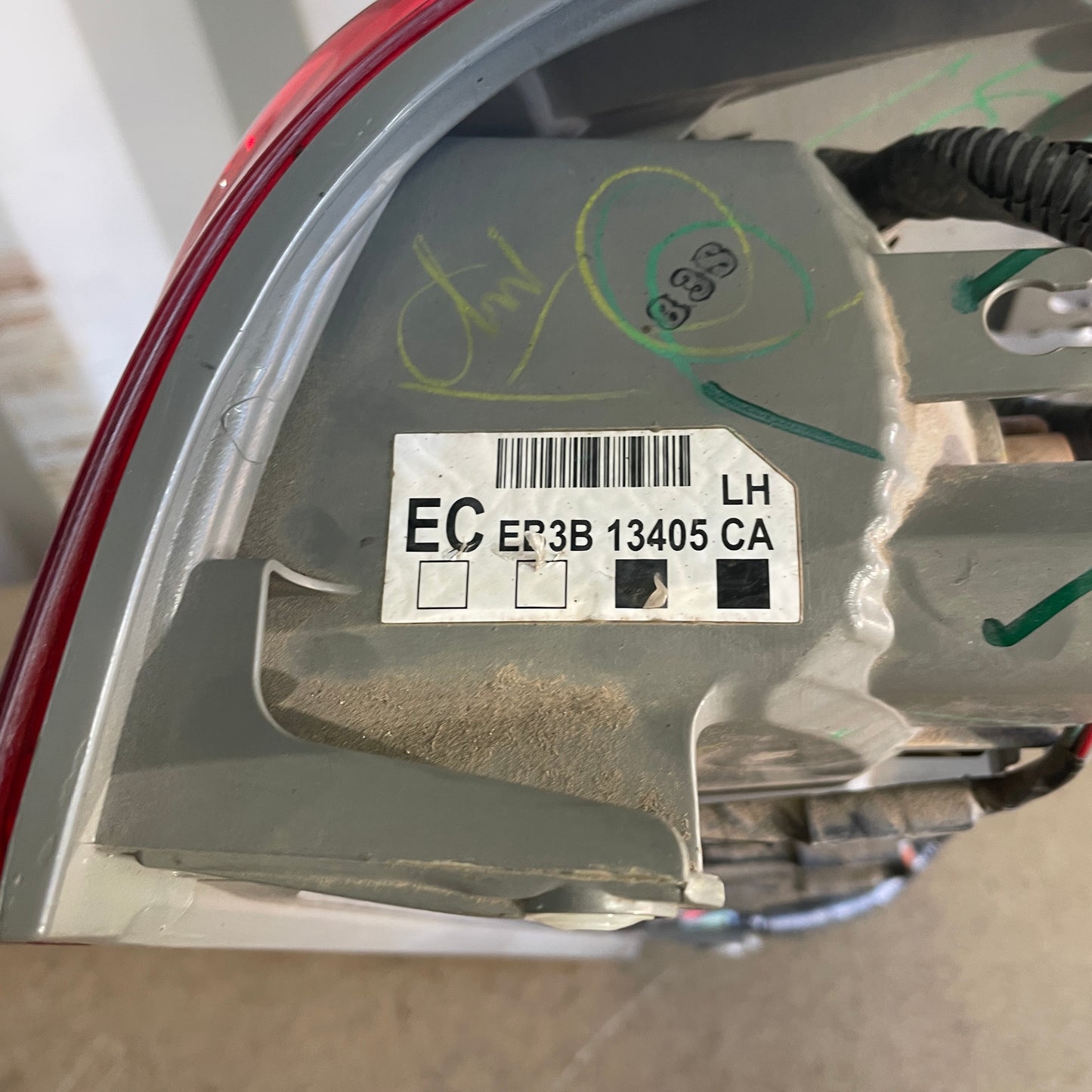 Ford Ranger PX 1-2 Wildtrak Left Tail Light 2012 2013 2014 2015 2016 2017 2018