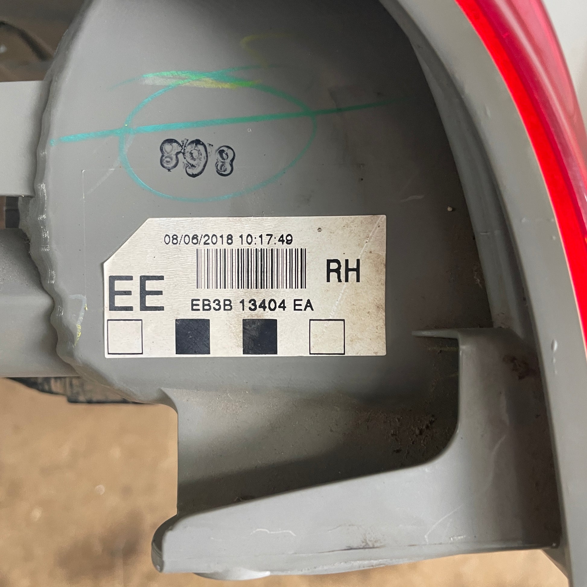 Ford Ranger PX1/PX2/PX3 Tail Light Right Side EB3B-13404-EA OEM 2011-2022