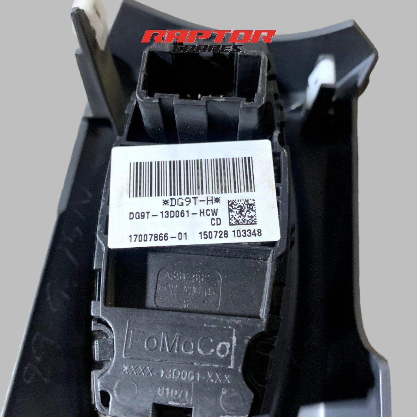 Ford Ranger PX2 Headlight & Fog Light Switch with Bonnet Release 2015-2016