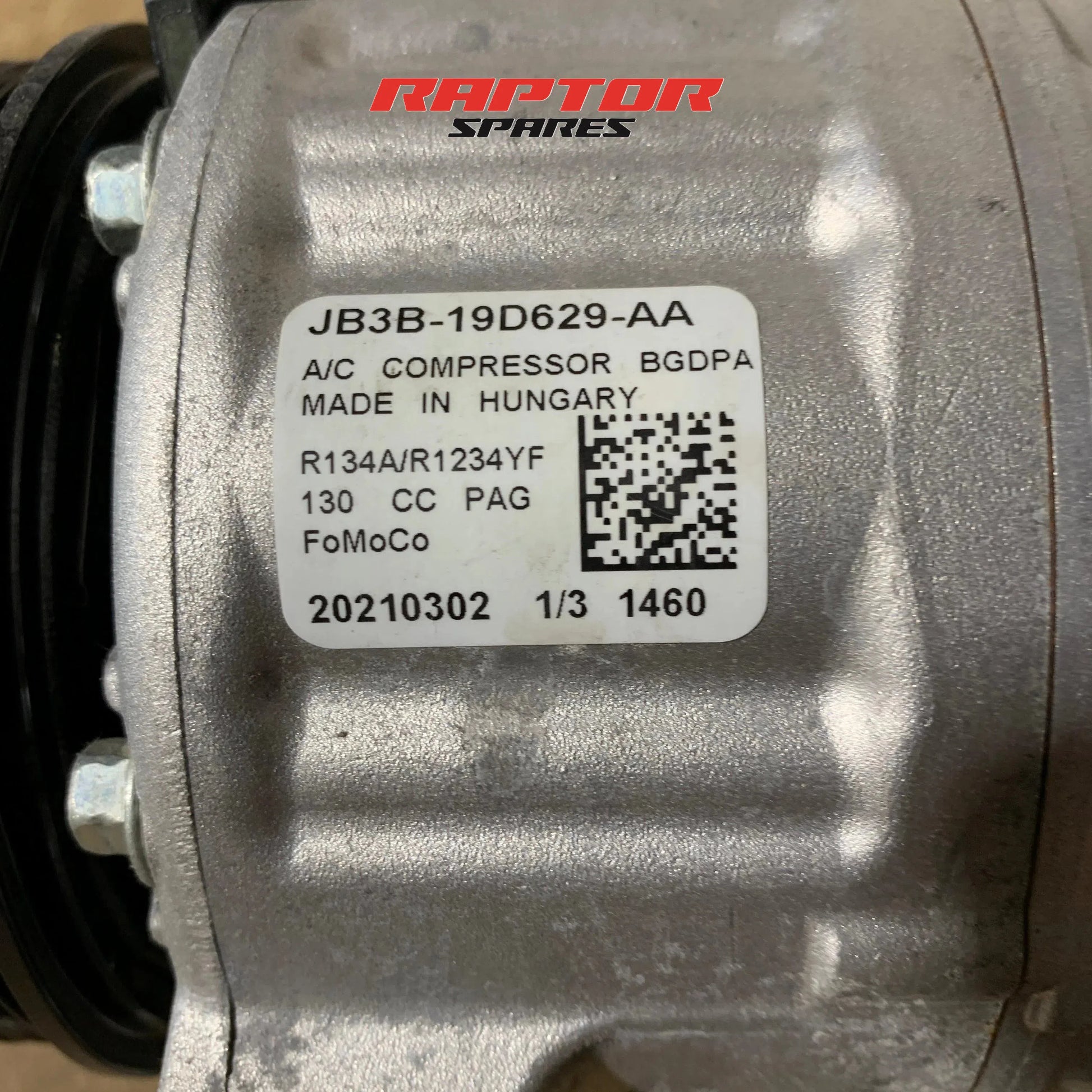 Ford Ranger PX2 PX3 2015–2022 A/C Compressor JB3B-19D629-AA OEM
