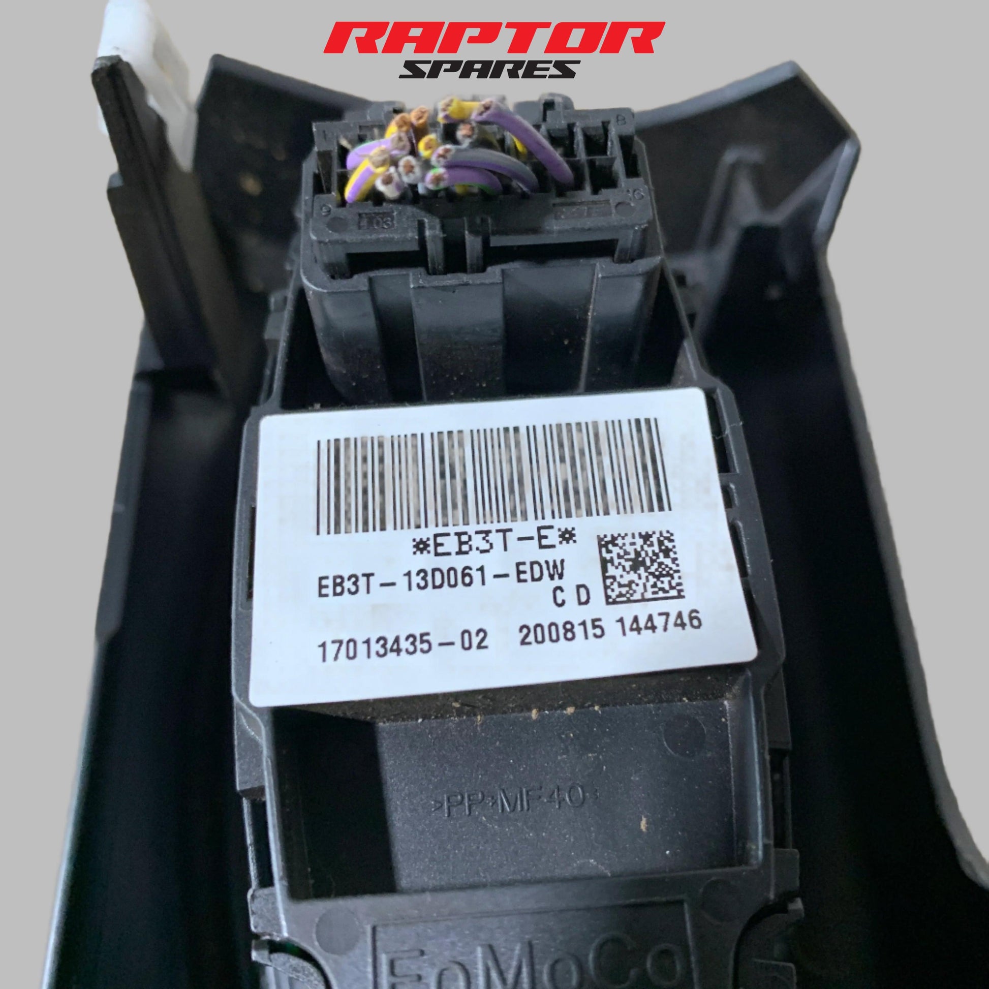 Ford Ranger PX2 PX3 2015–2022 Headlight Switch Panel Fog Dimmer EB3T-13D061-EDW