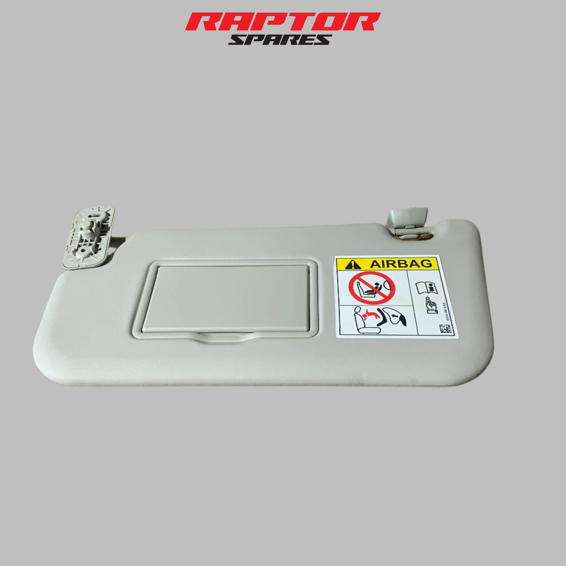 Ford Ranger PX2 PX3 2015–2022 Left Hand Side Sun Visor Grey with Mirror | OEM