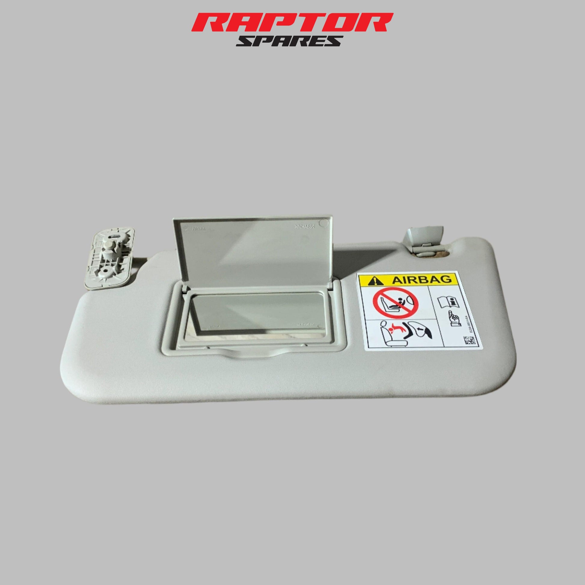 Ford Ranger PX2 PX3 2015–2022 Left Hand Side Sun Visor Grey with Mirror | OEM